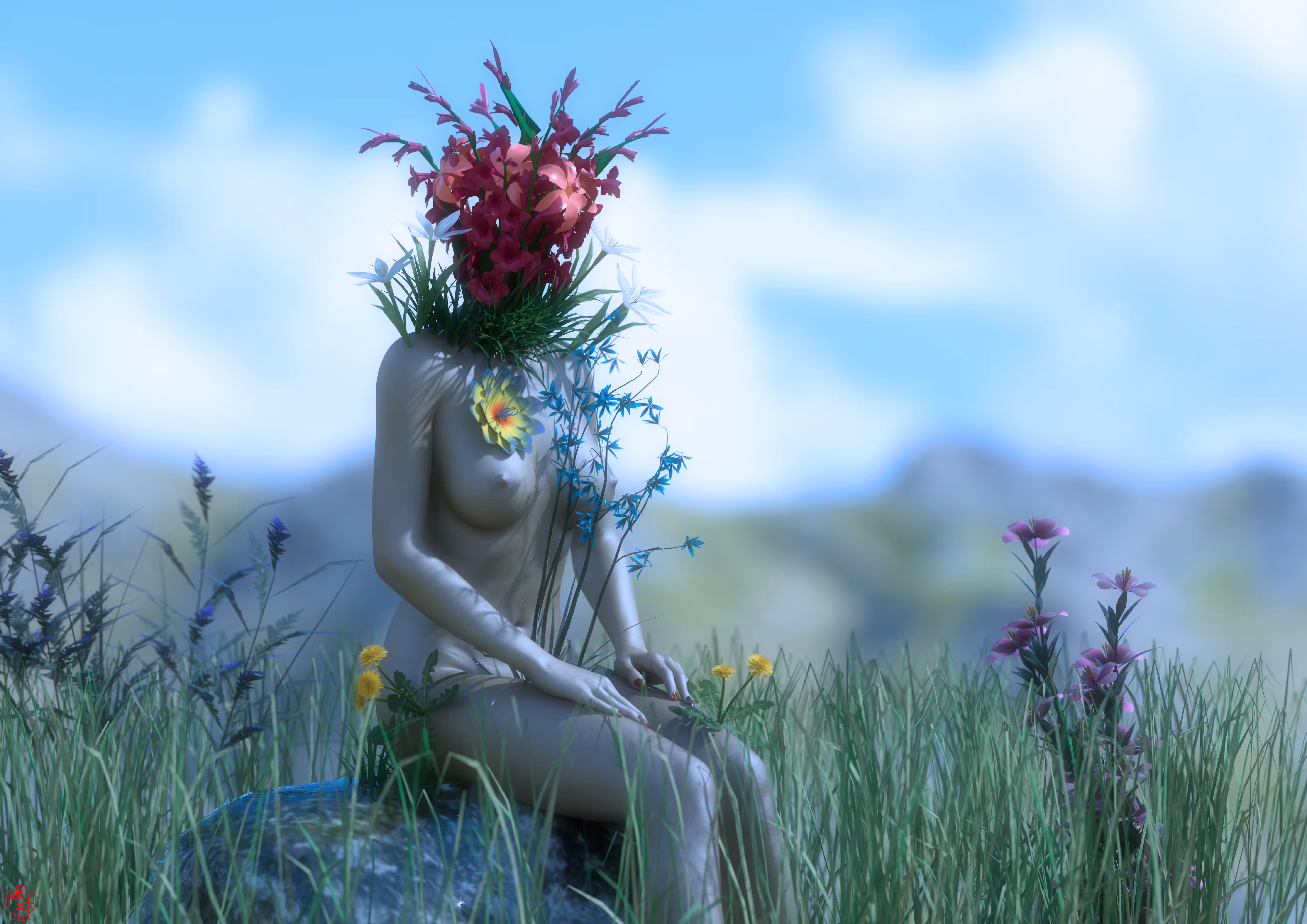 Flower Woman #1