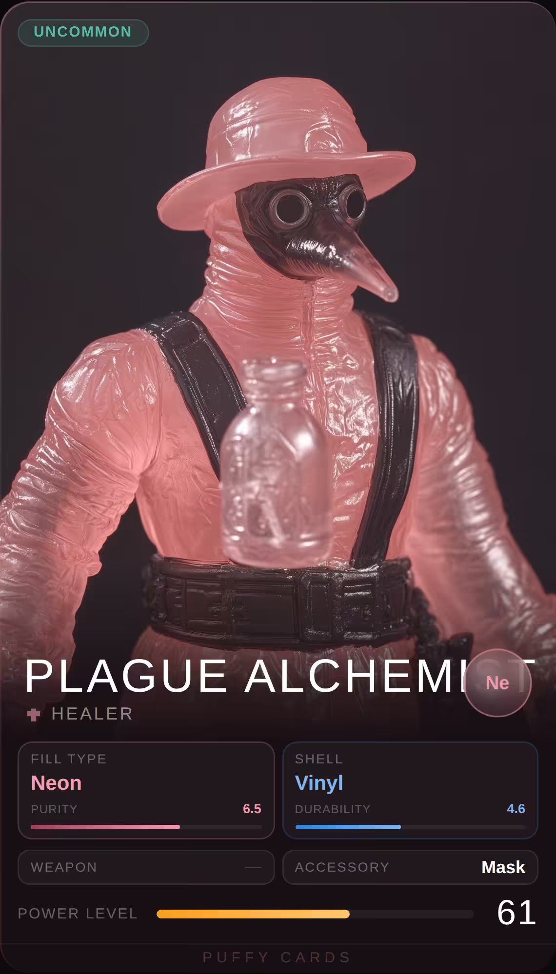 Puffy Cards: Plague Alchemist