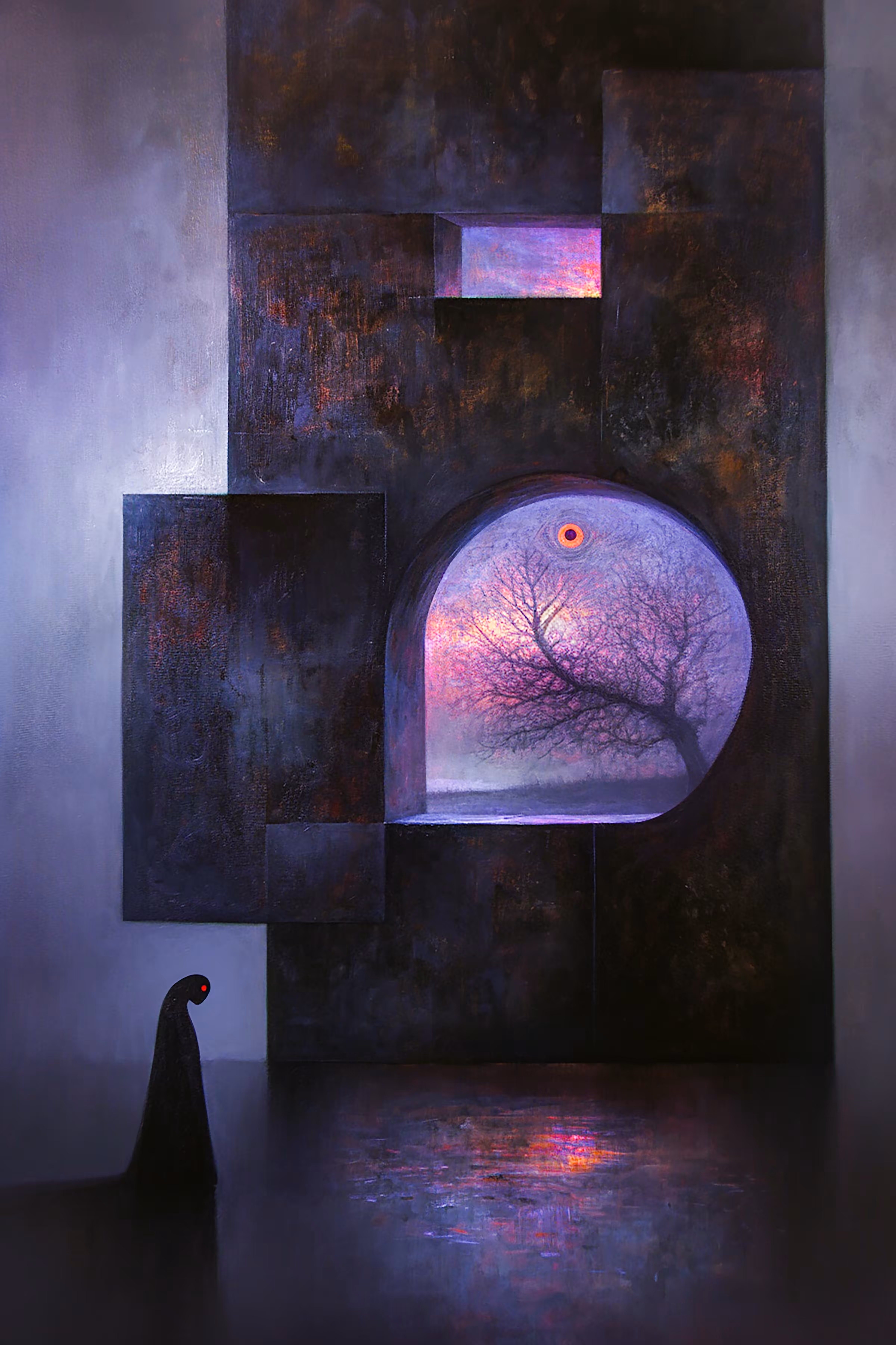 Peeking Through, But Alone In Life