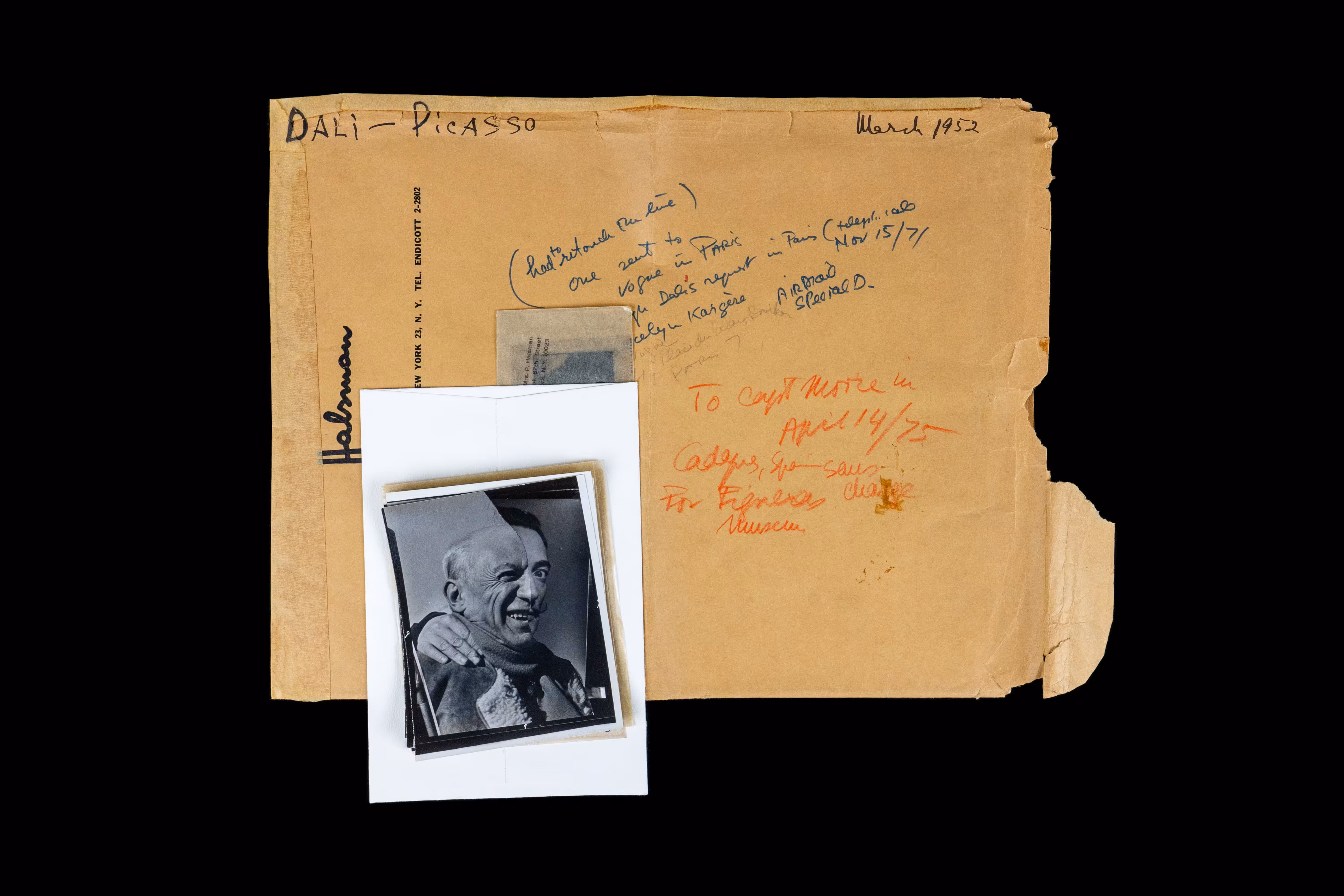 Halsman Archive File 21 -Dali Picasso 1952