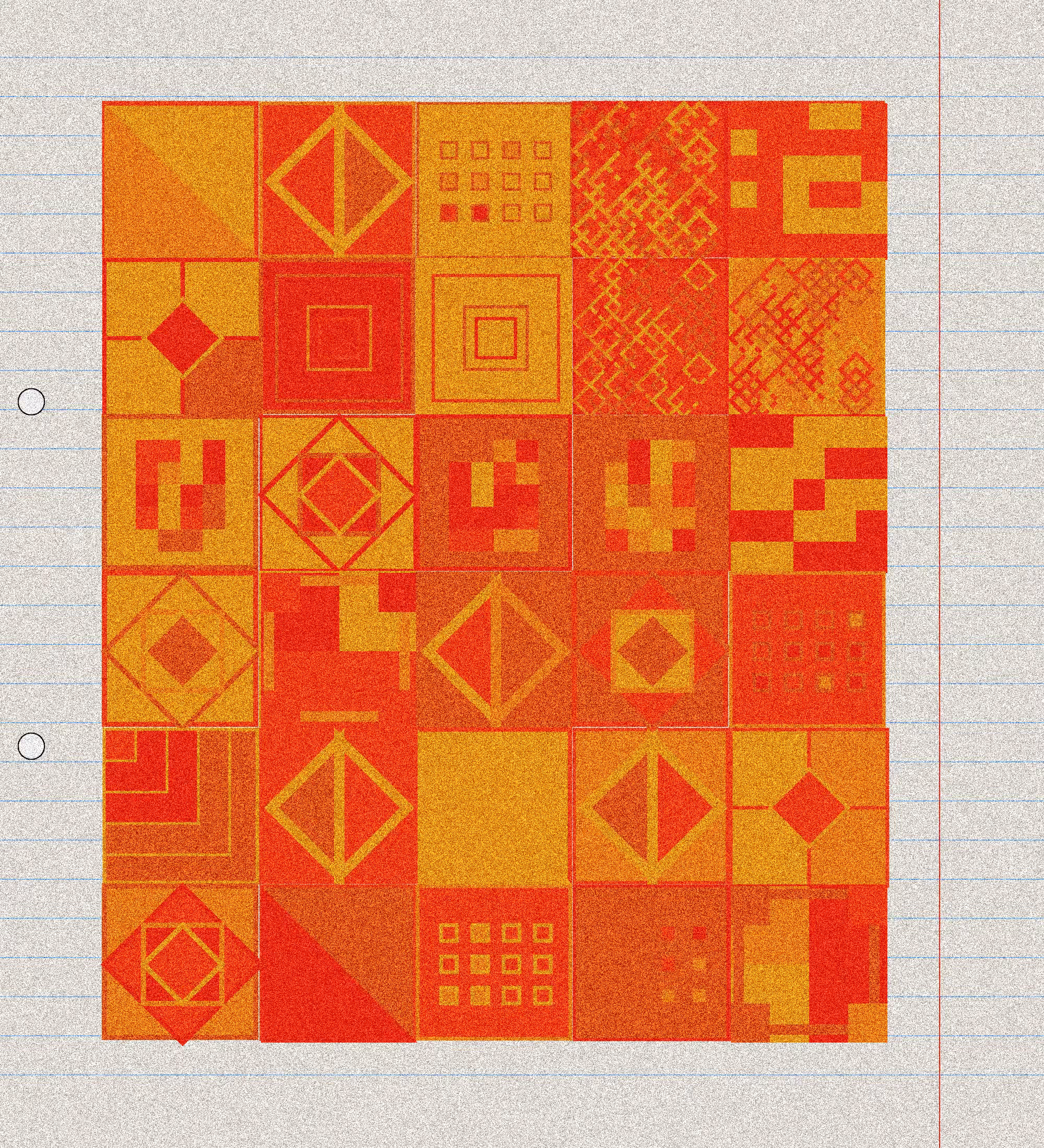 sketchbook page 8: annoying grid #36