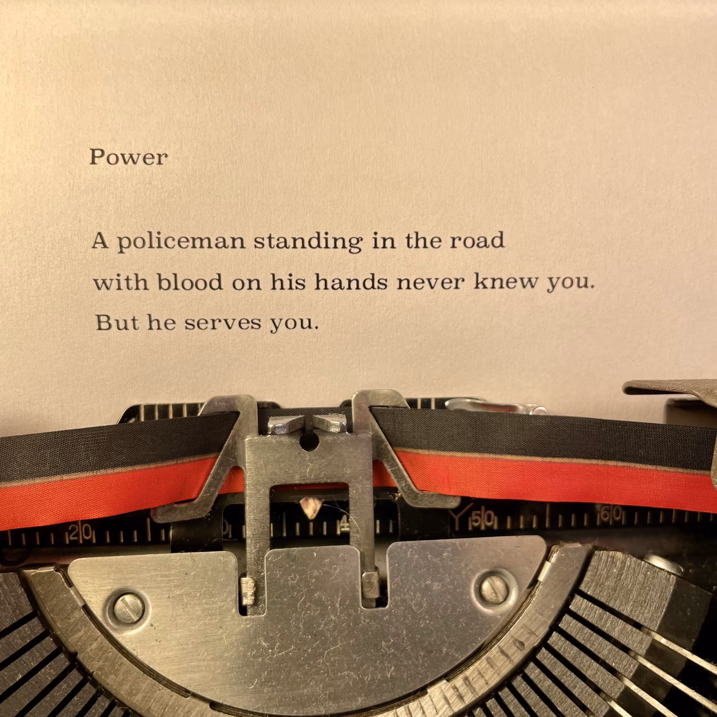 Love Poem Tercets: Power
