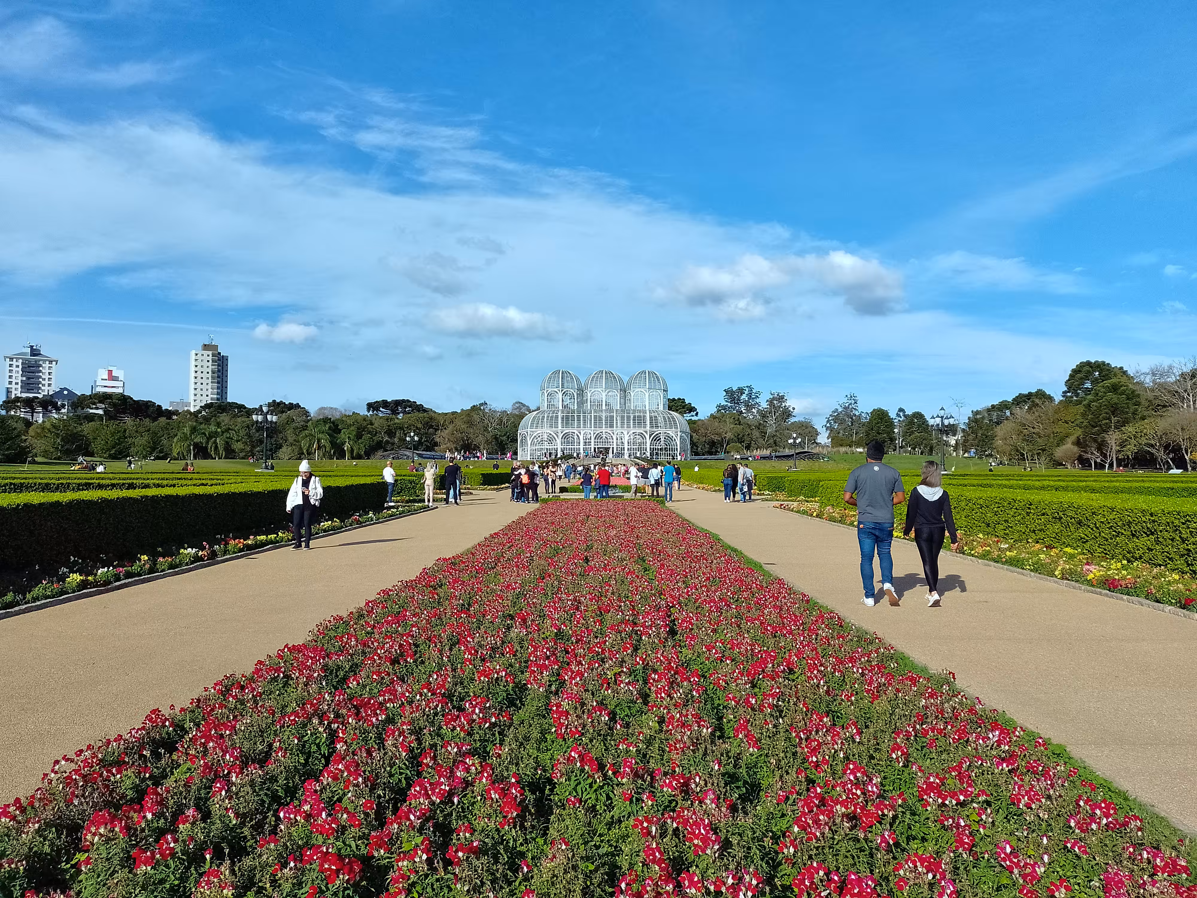 Visiting botanical garden