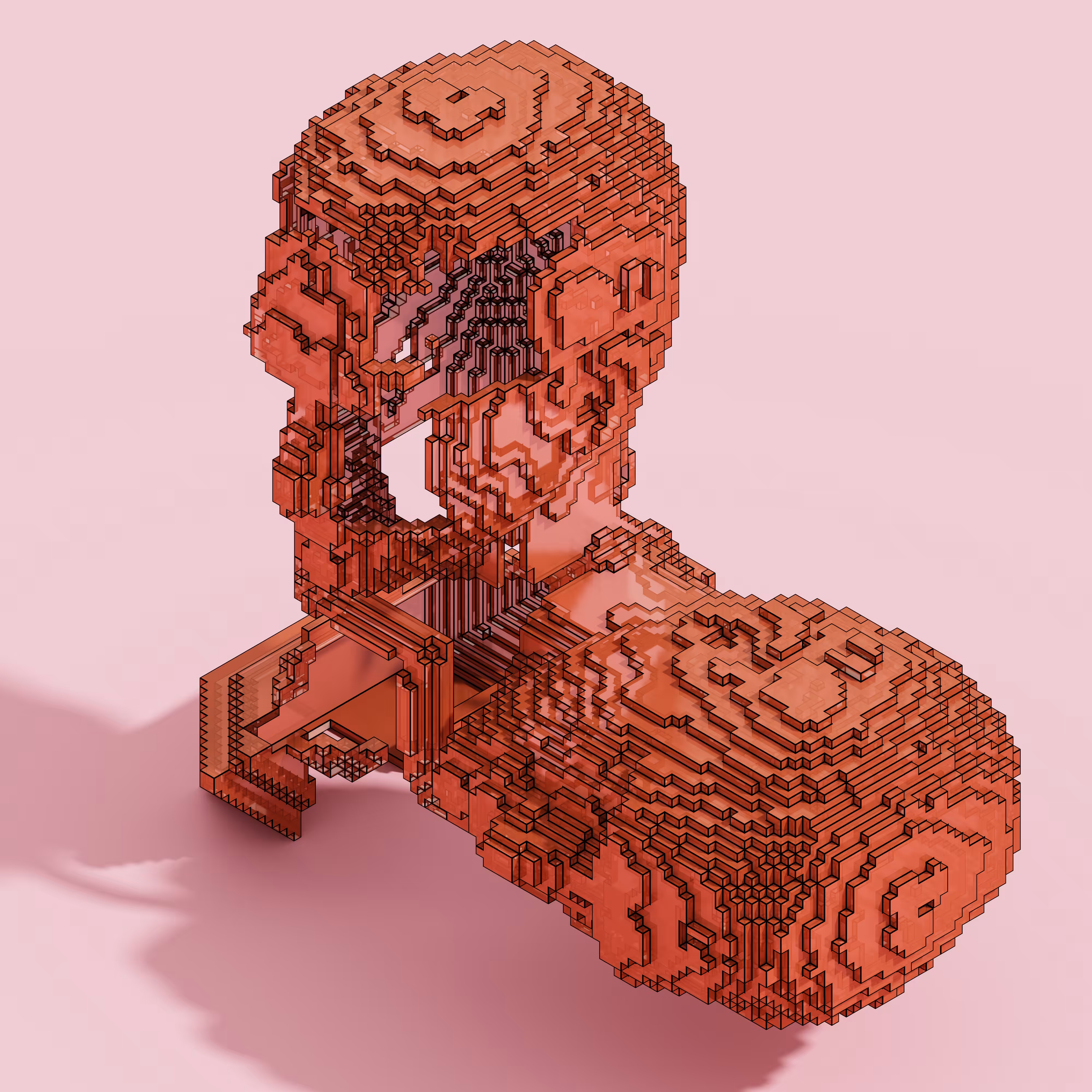 Cubes 18 : Fallen heads
