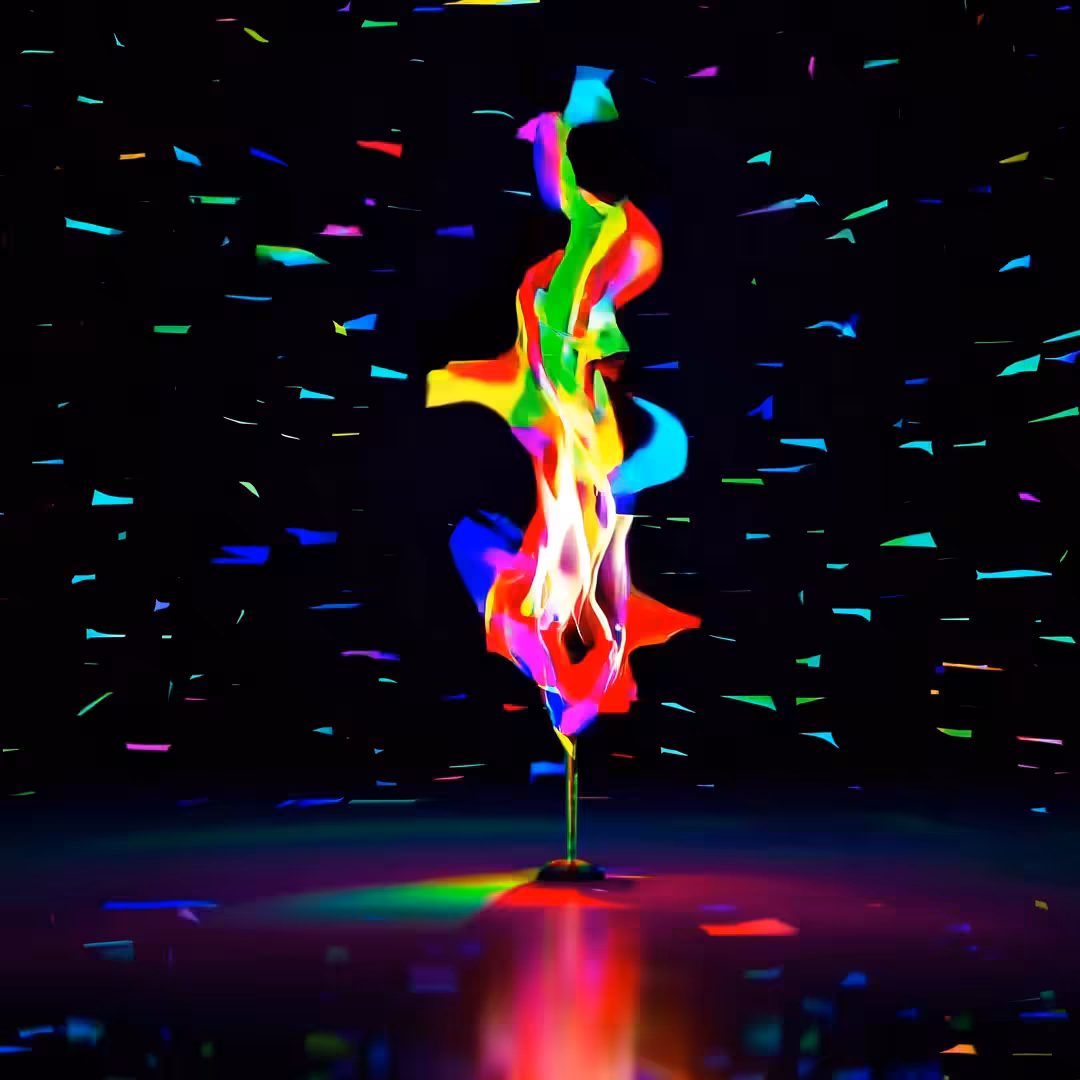 Dynamic RGB Fire Dance