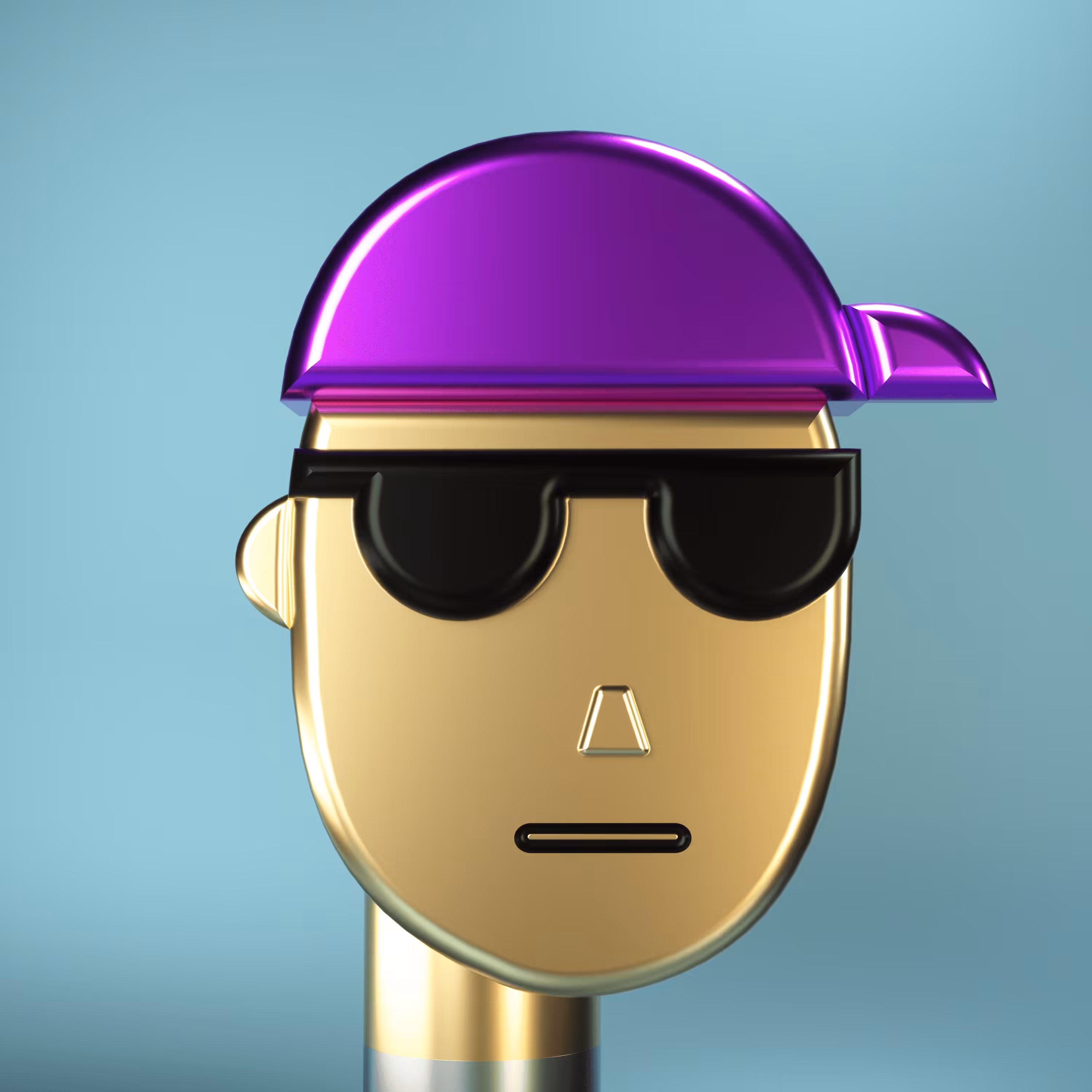 3D Chrome Punk #0769