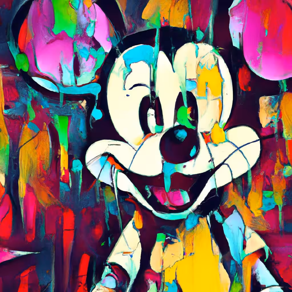 Abstracted Visions Mickey