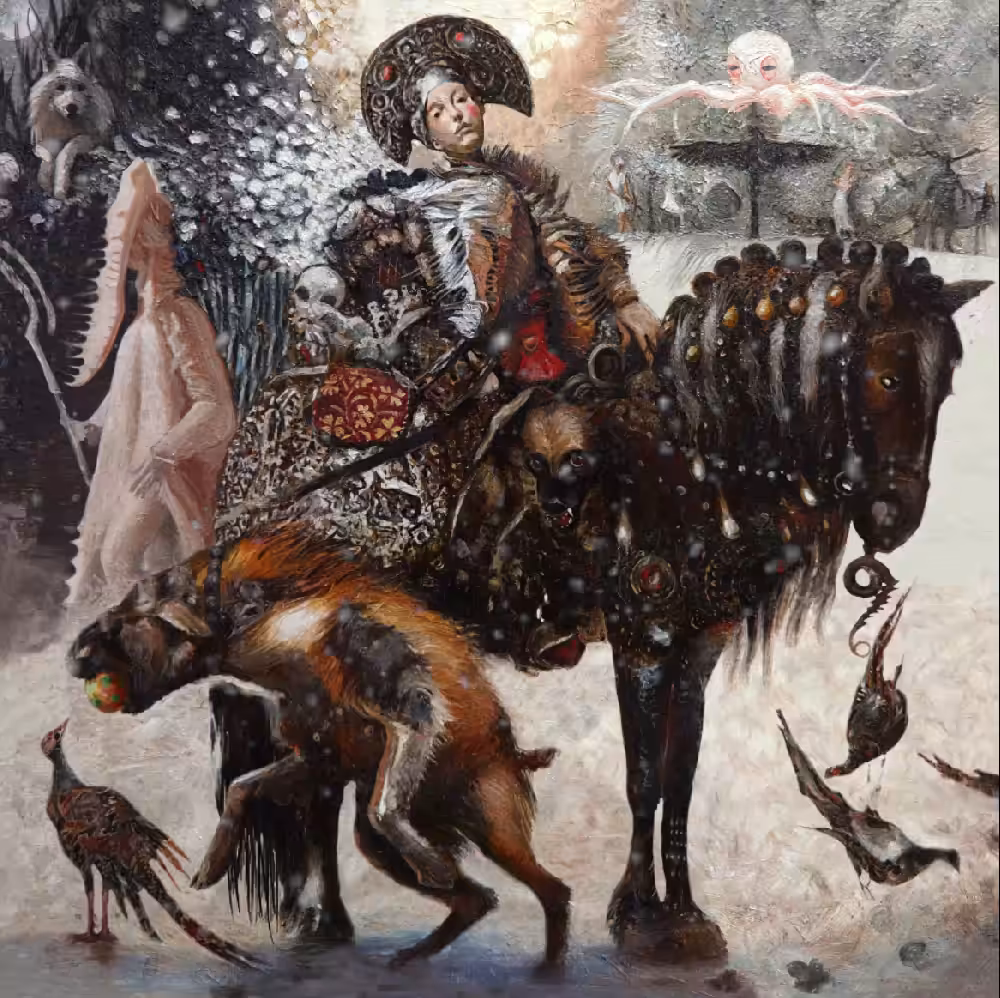 "Oprichnaya Princess" ~ animated oil painting #7/11