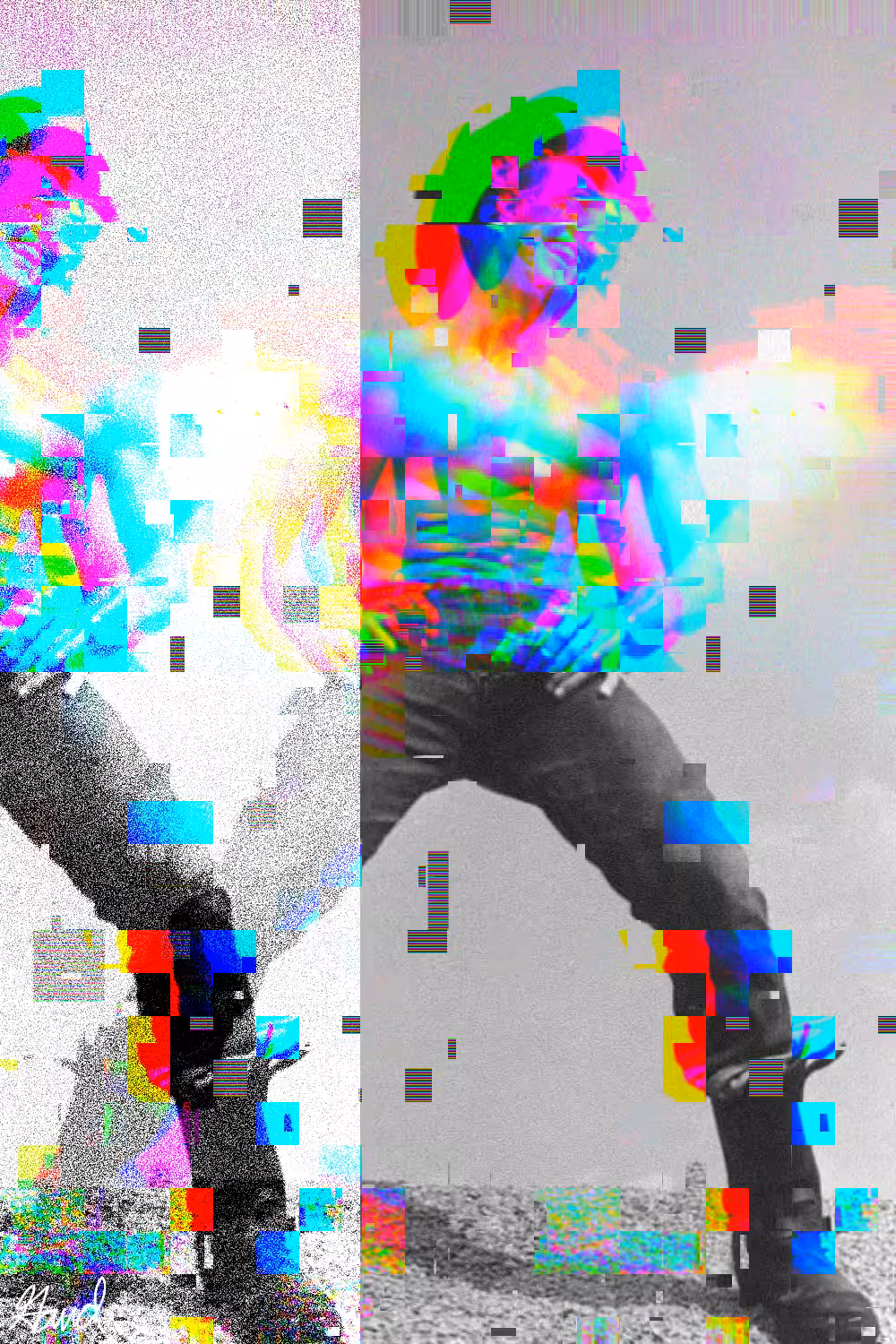 BEEFCAKE GLITCH COWBOY, FRAME 3
