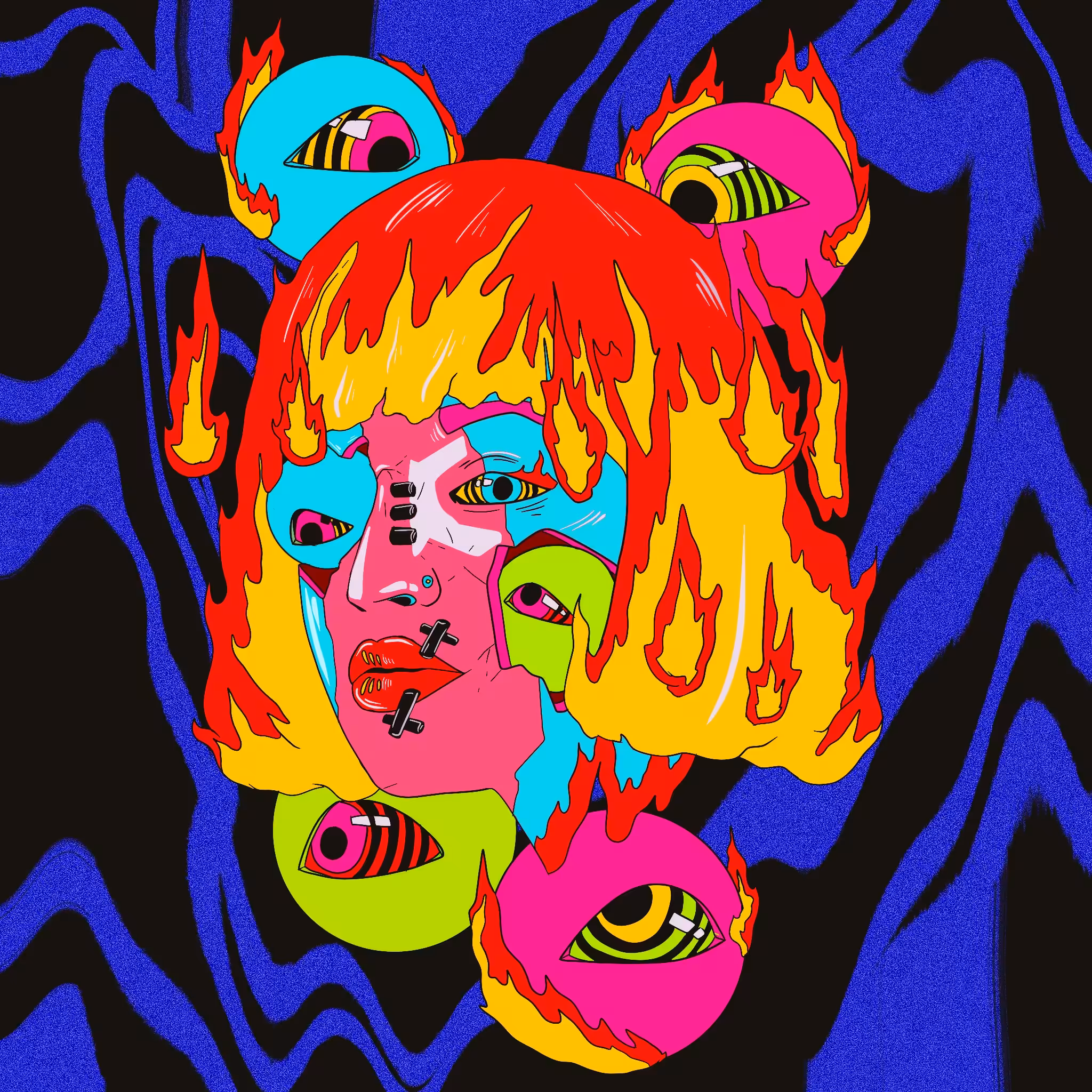 On fire!