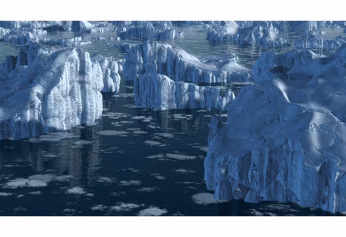 icebergs