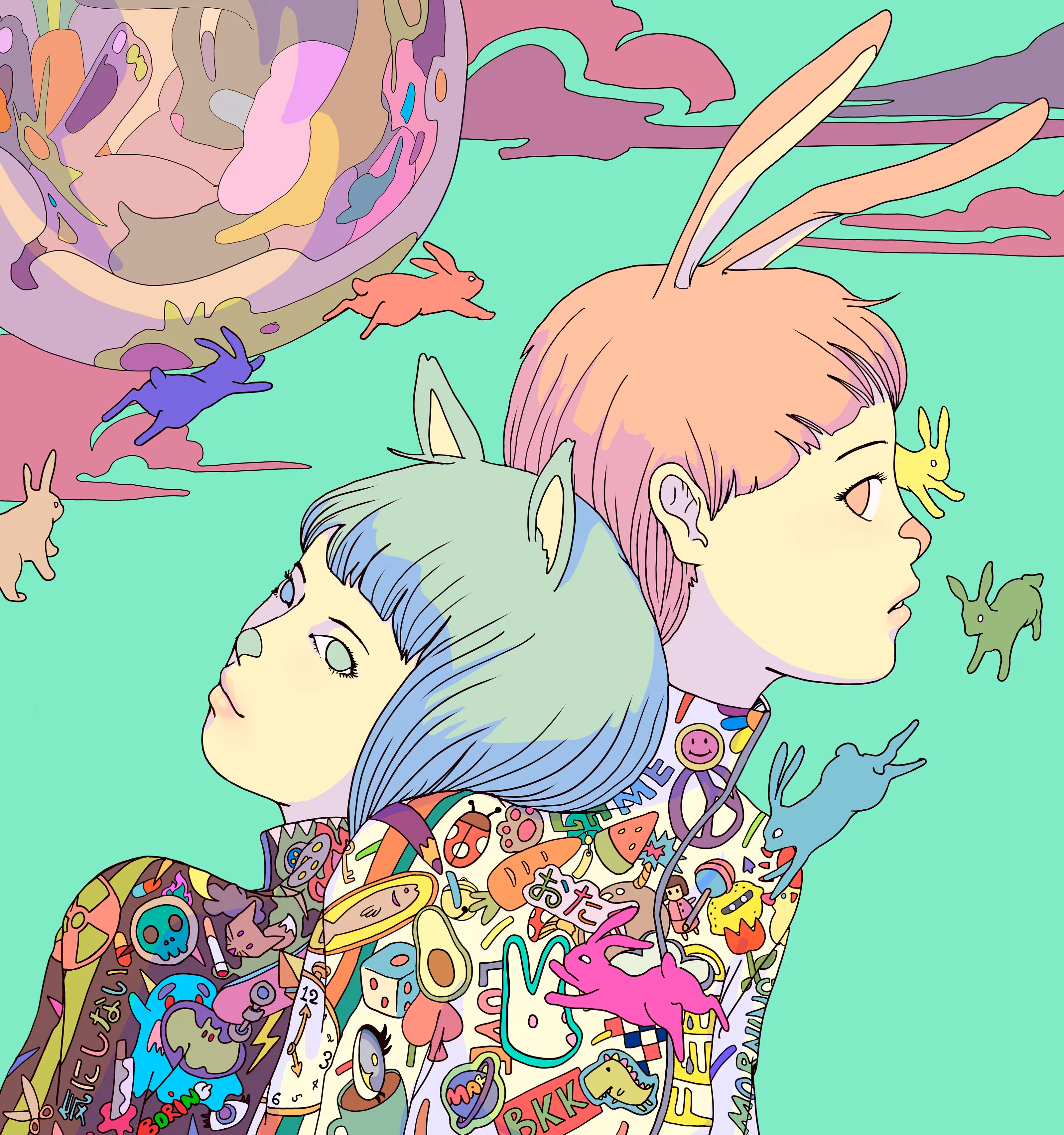 Rabbit in the Moon