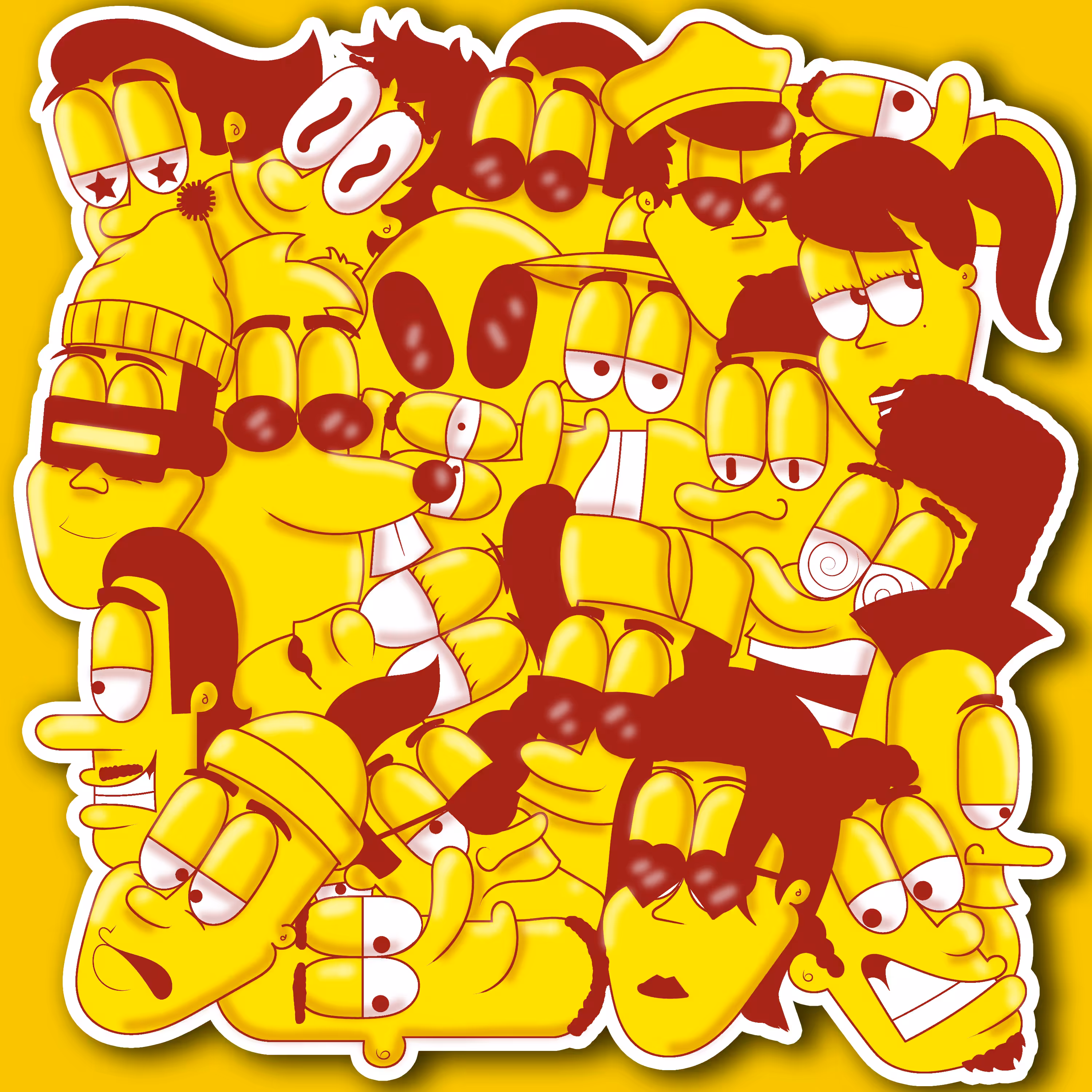 Cartoon Gang: Yellow Gang