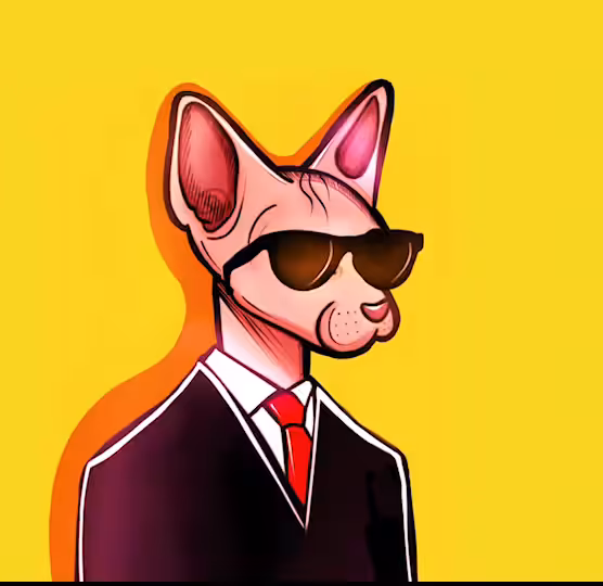 Gangster Sphynx in suit (RARE) #17