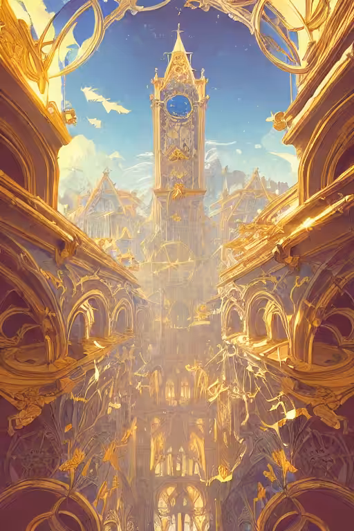 Arc of Time #3 - AI Generated