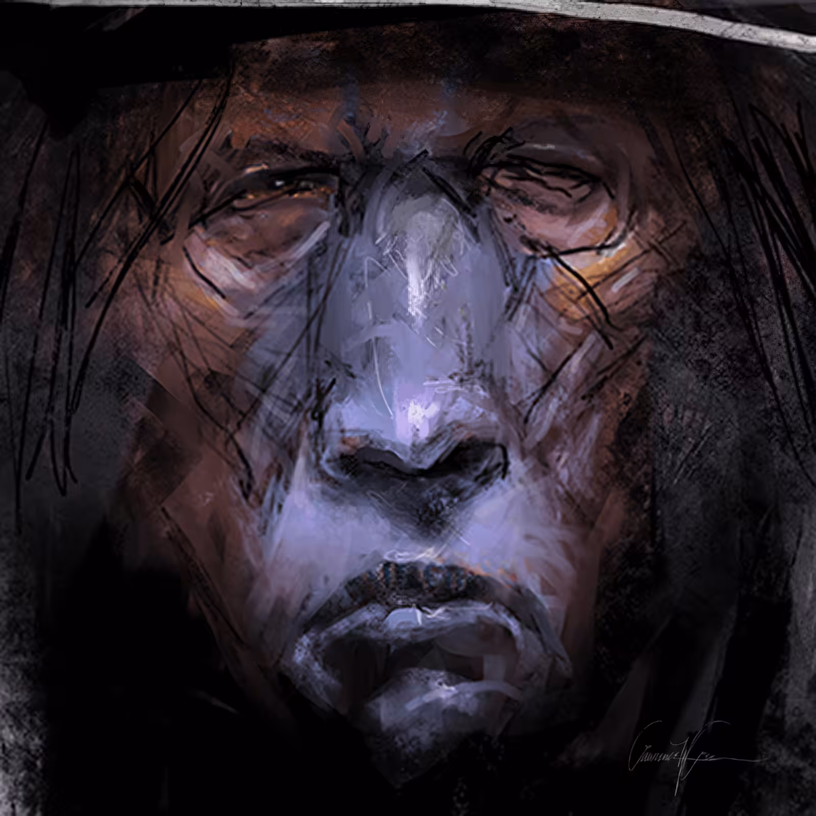 The Stranger 1 Closeup Signed