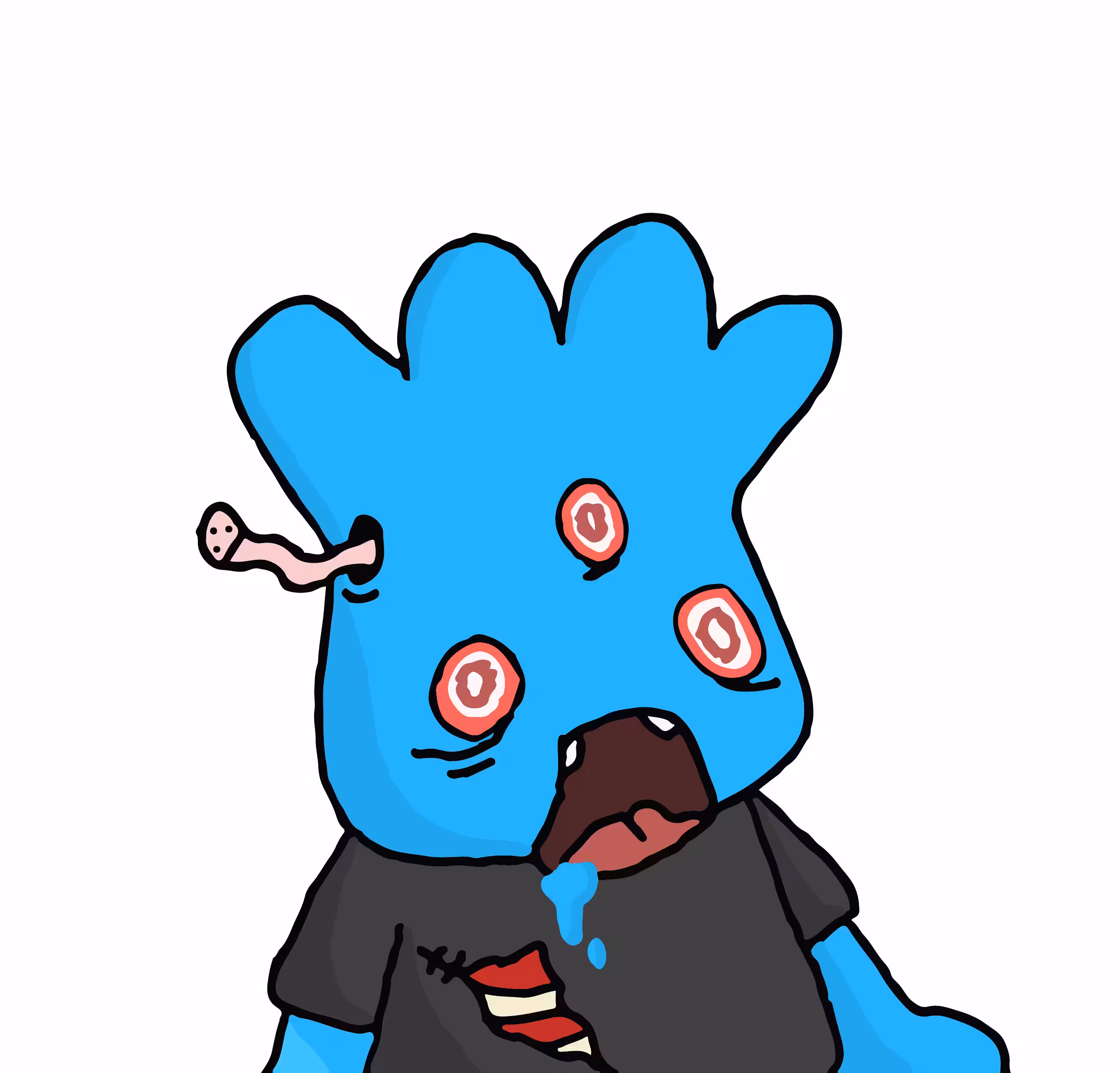 Blue Zombie... and Wormy #046