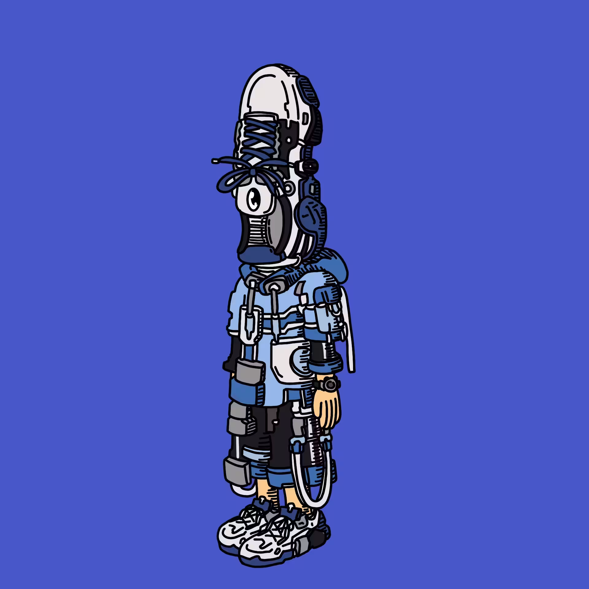 Sneakerdesigner one eyed guy #00341