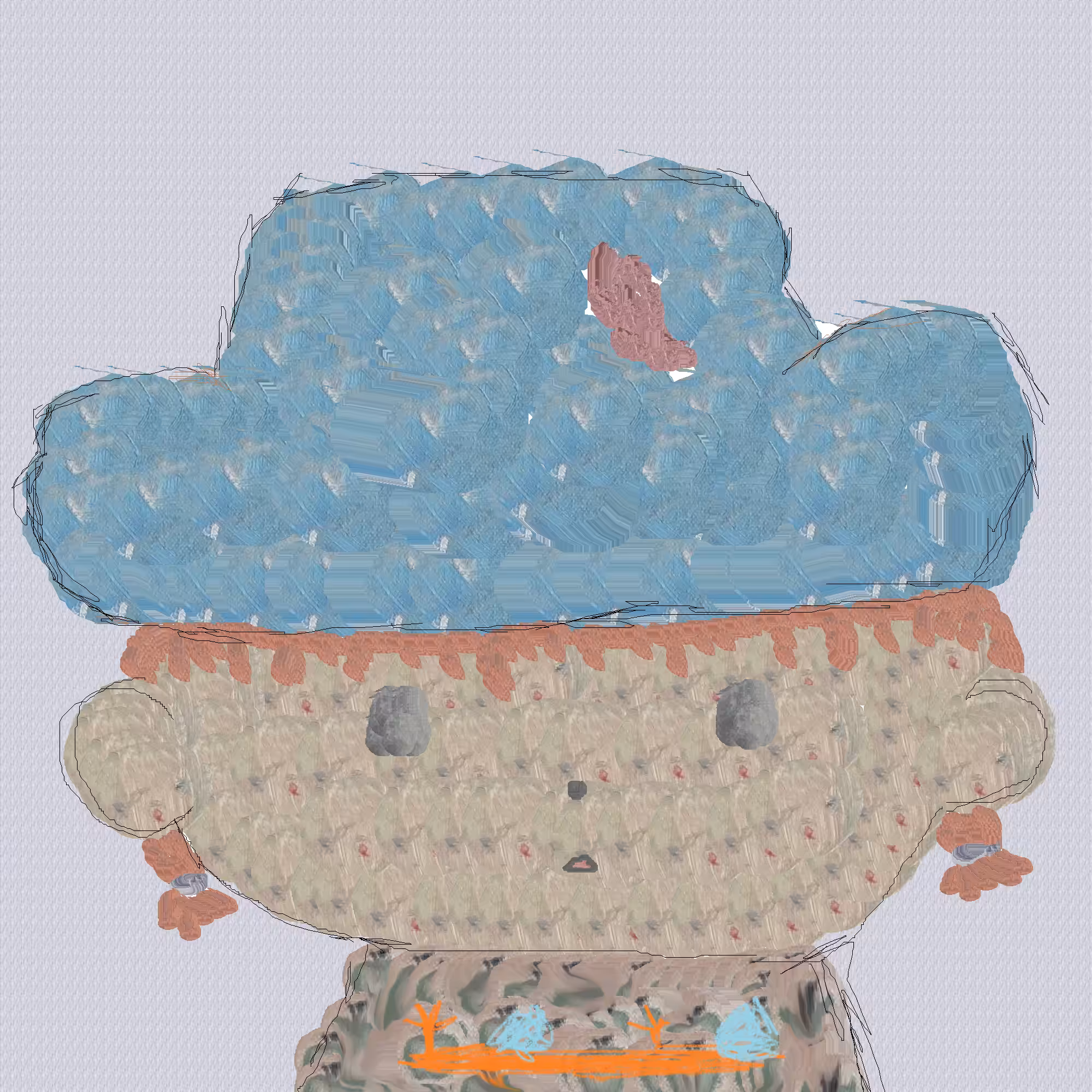 You are great artists and great collectors, I am a child in my own way.