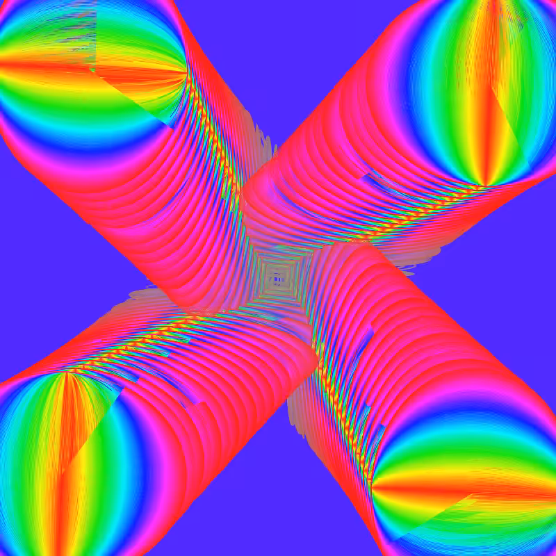 Fibonacci Rainbow Spirals 13 #3
