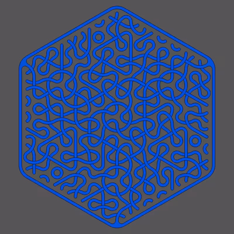 Threefold Symmetry - Dark Variations #428