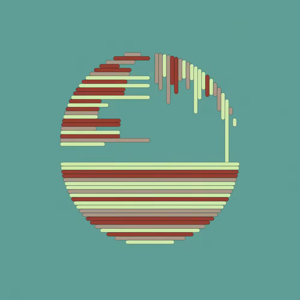 Stripes in Circle #23