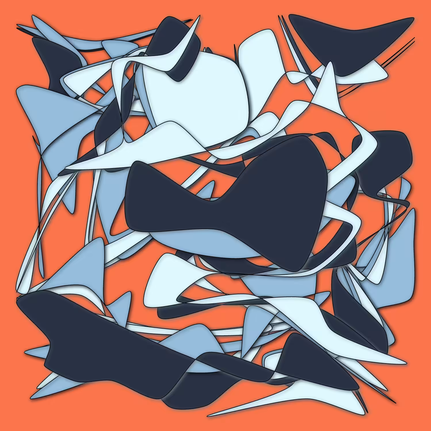 Geometric colorful shapes 2 (Free edition) #47