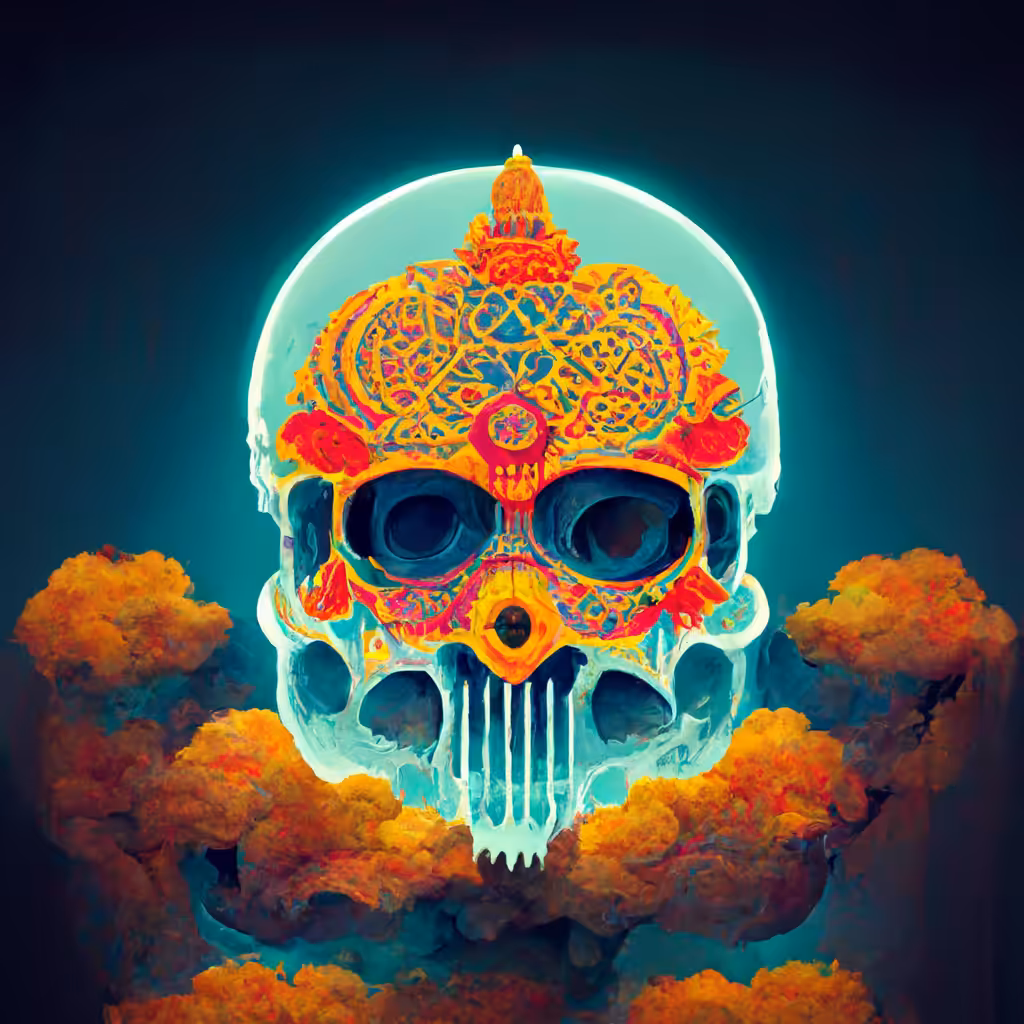 Skull #13 India - Celebrate 75 years of independence