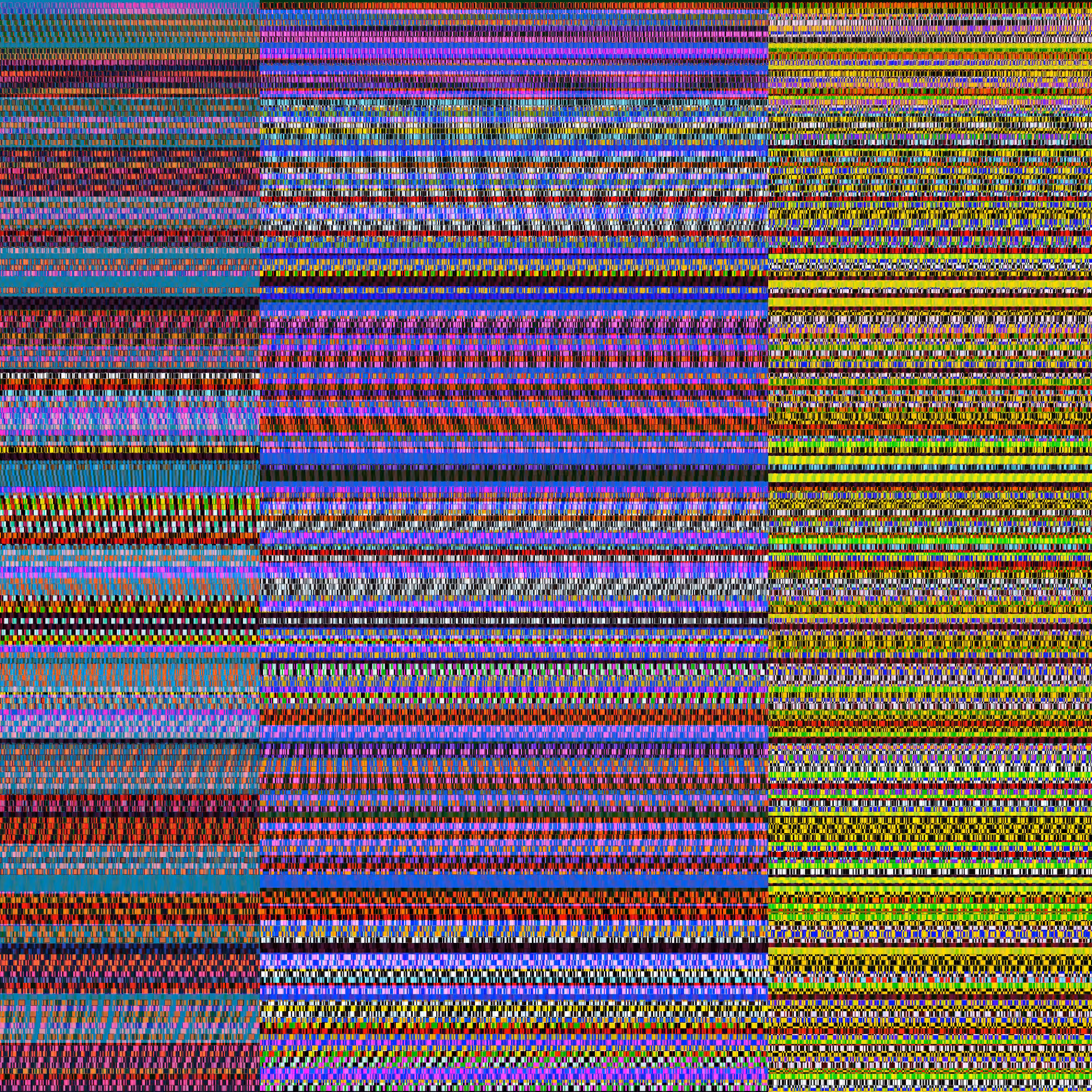 Glitchometry Stripes #1