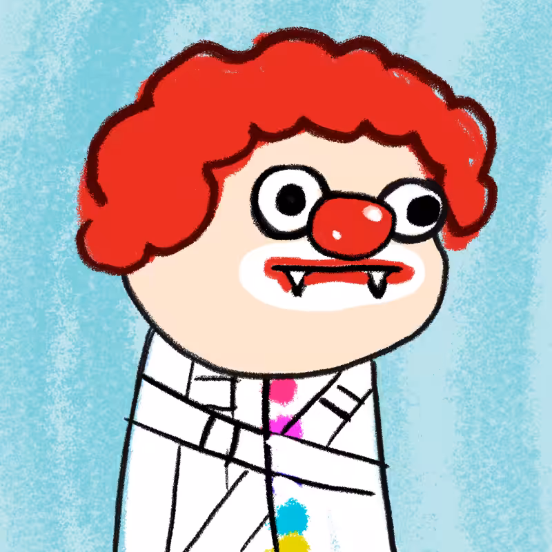 Peculiar clown #98