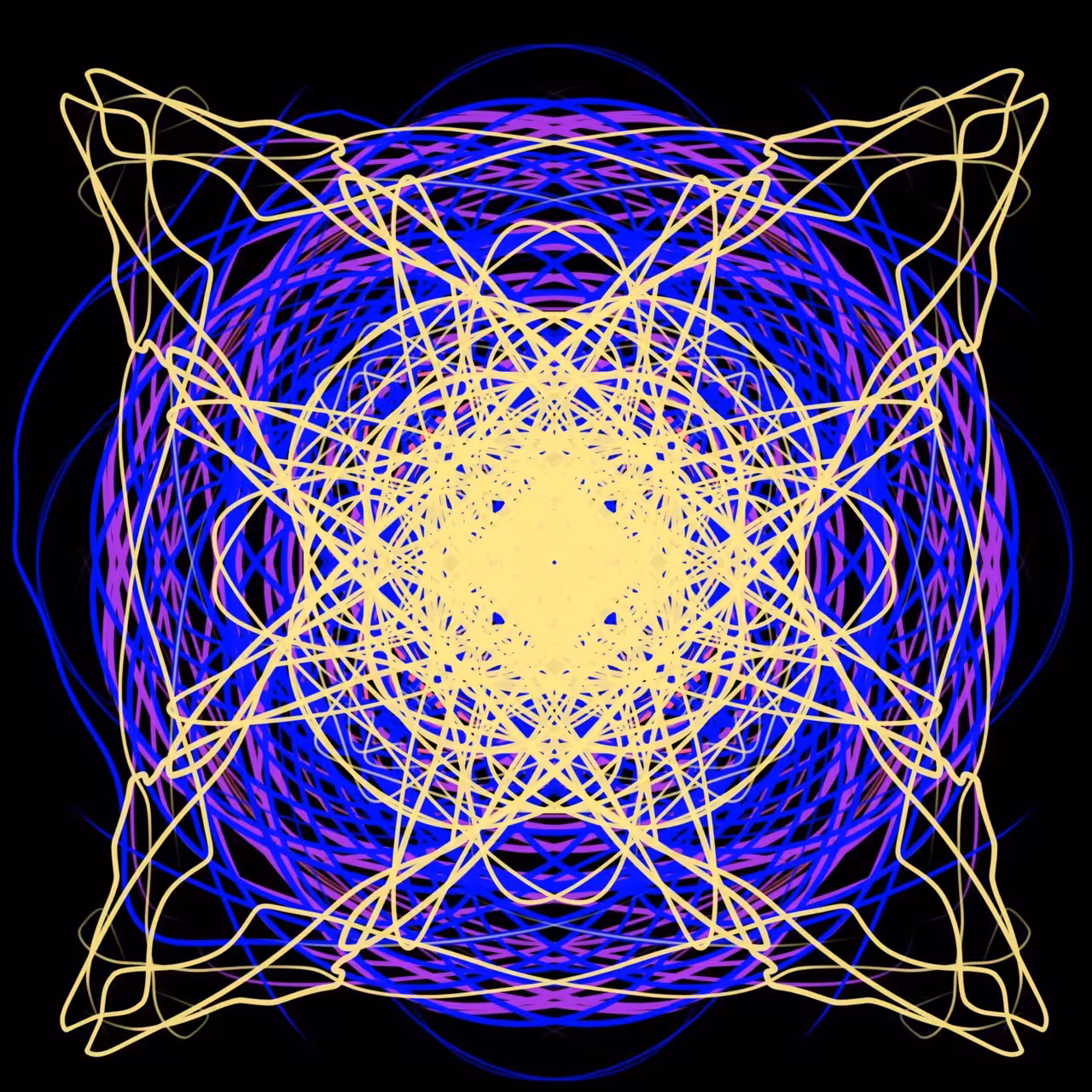 Abstract spiderwebs