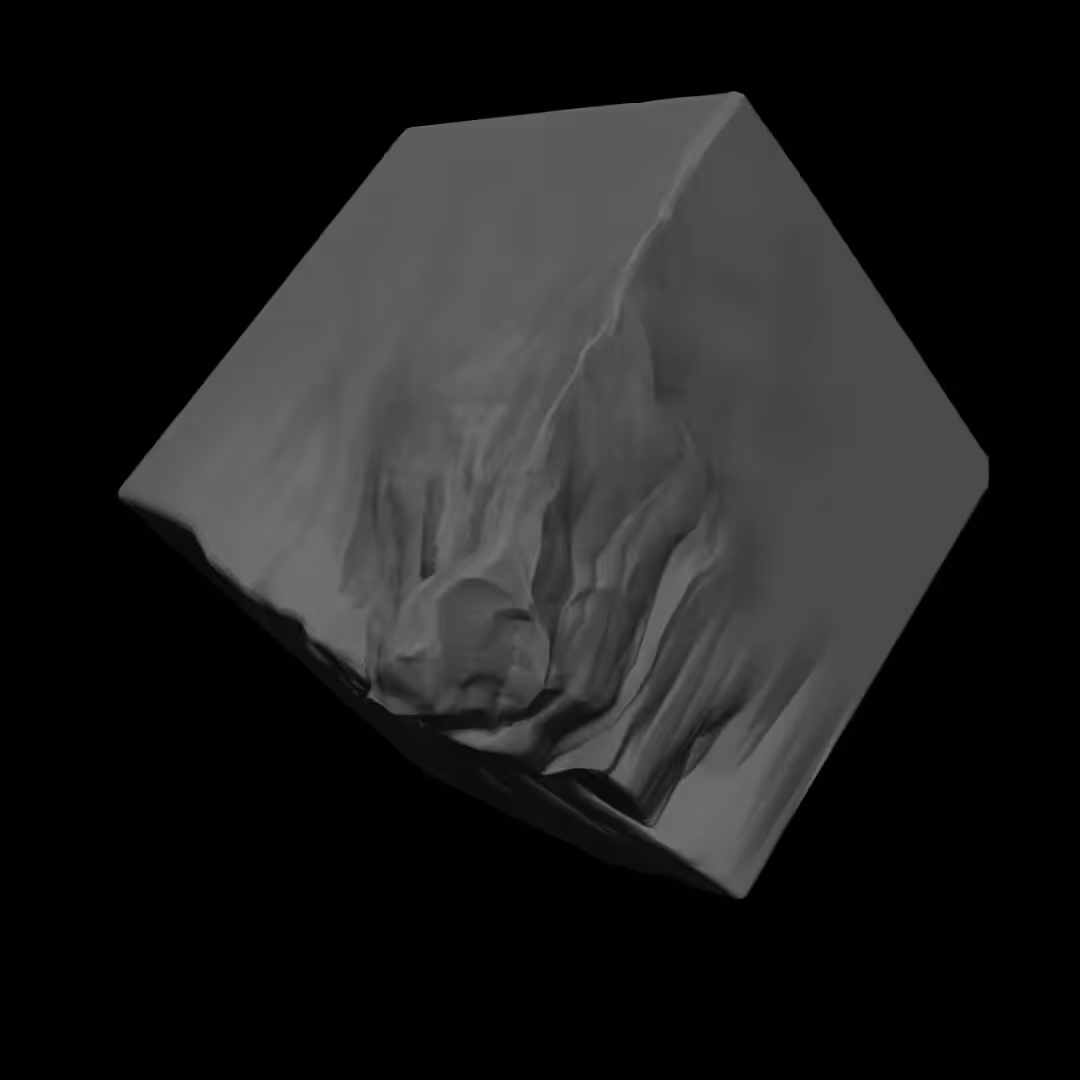 Scrunched Up Papery Mass