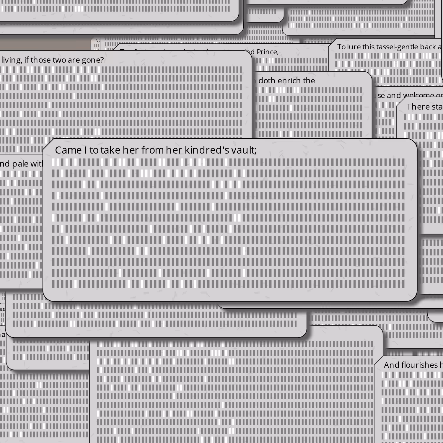 Romeo and Juliet on Punched Cards (Free) #44