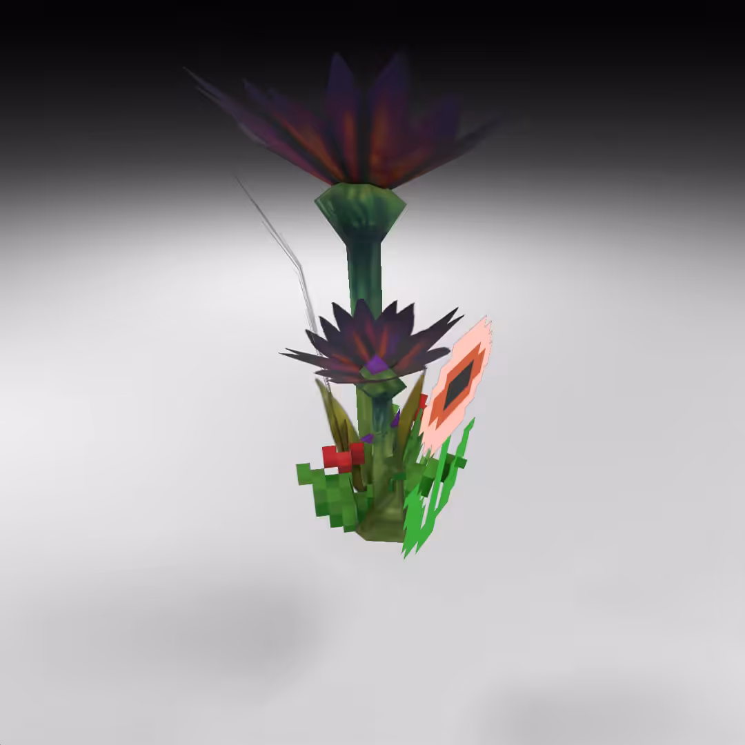 Hand-hacked Bouquet 106