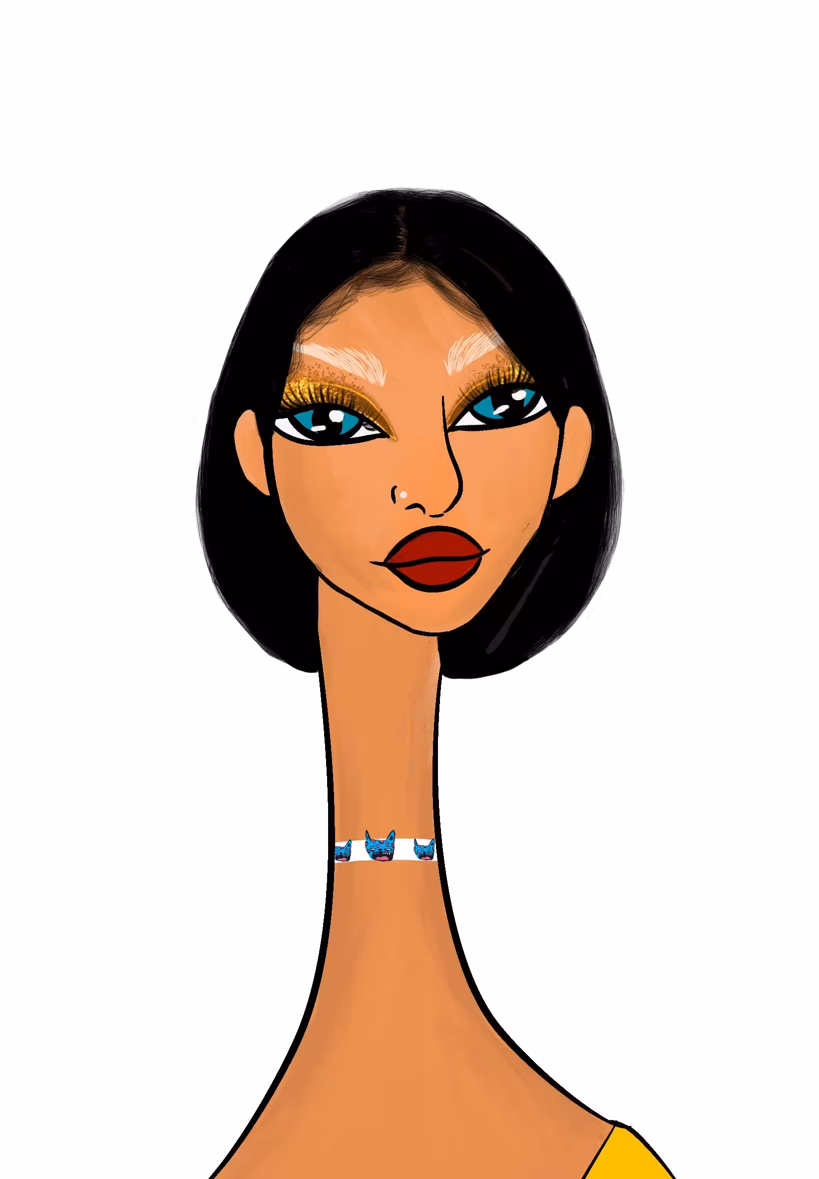 Long Neckie Ladies: Long Neckie Lady #56
