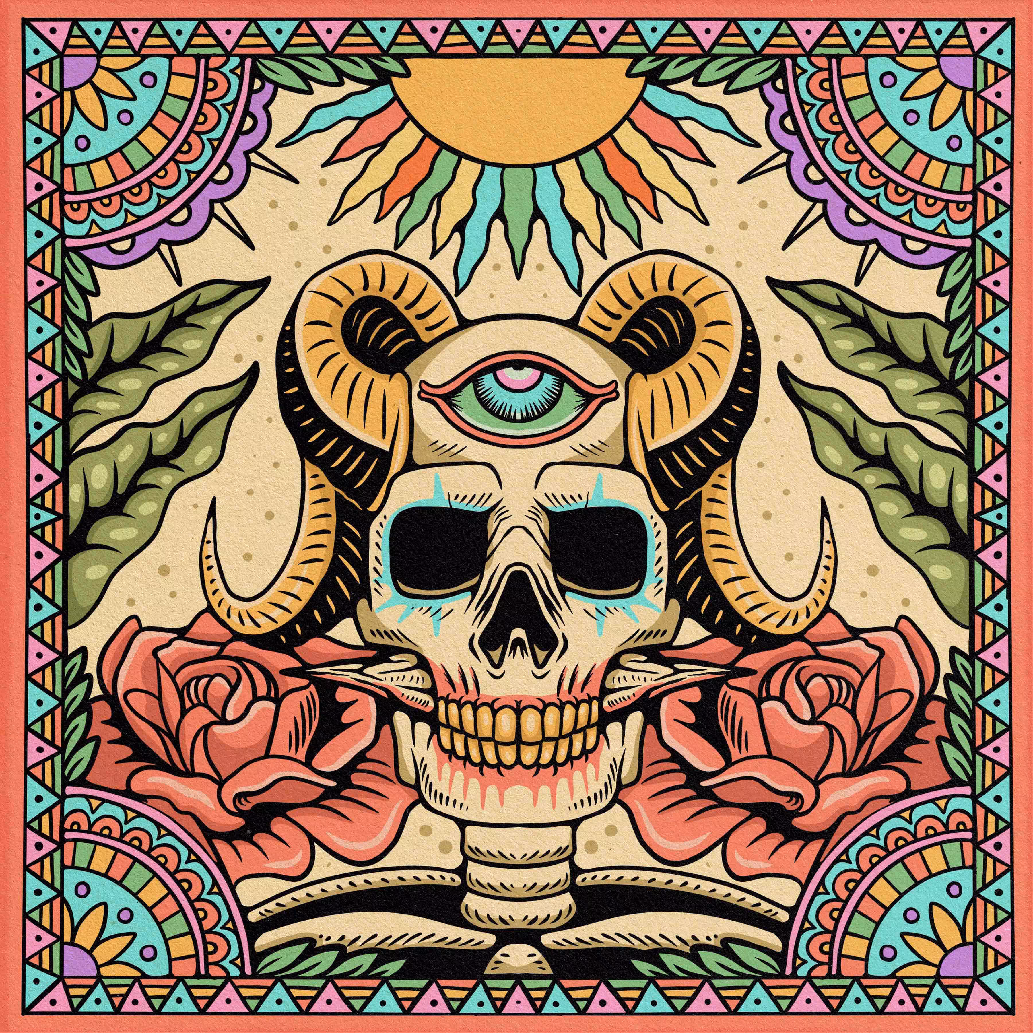 Skull Ornamental
