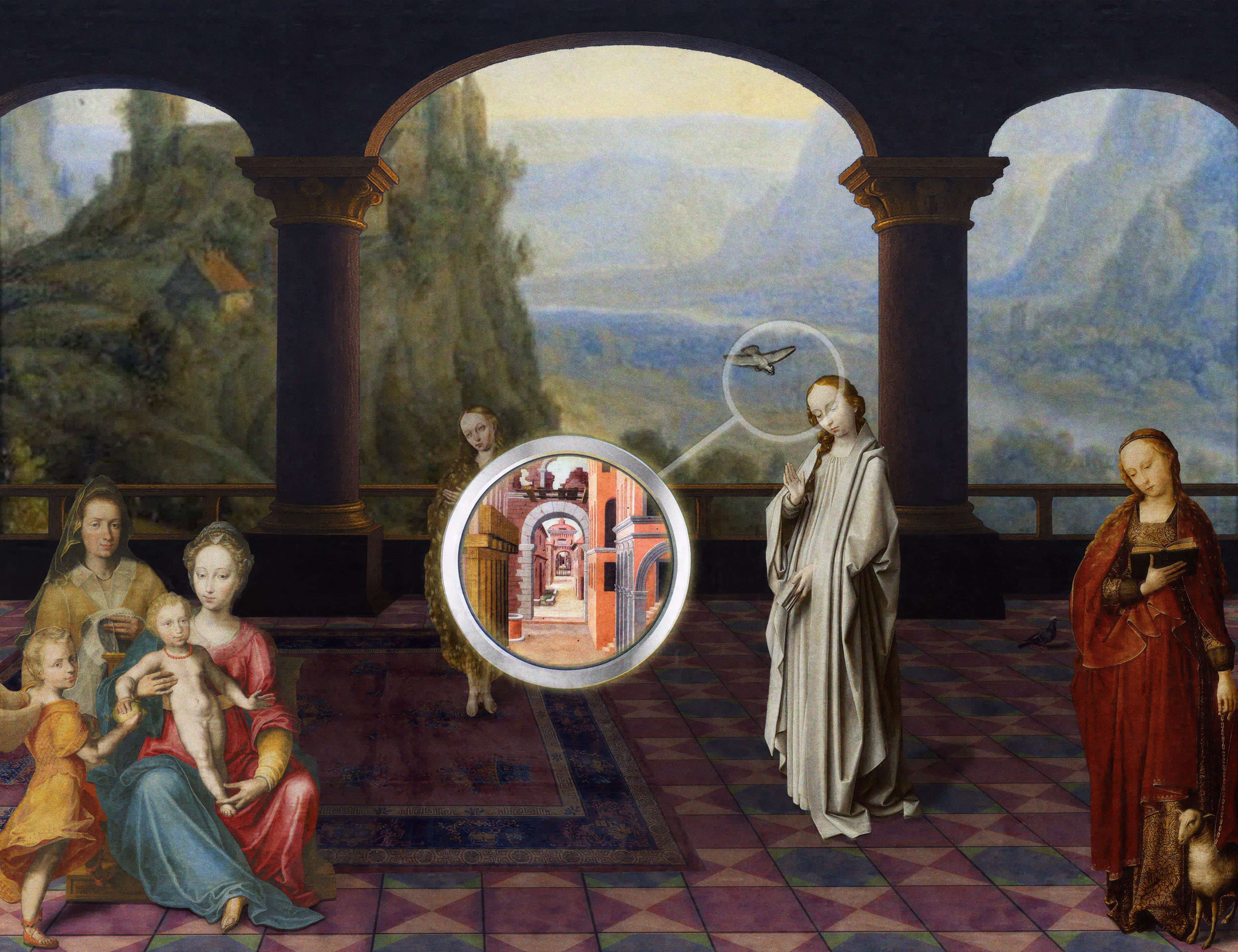 The Pilgrim’s Living Room Crucifixion; Mona Lisa Hyper-Gamble #208