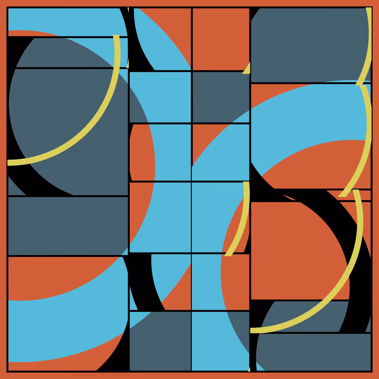 Periodic Circle Grid