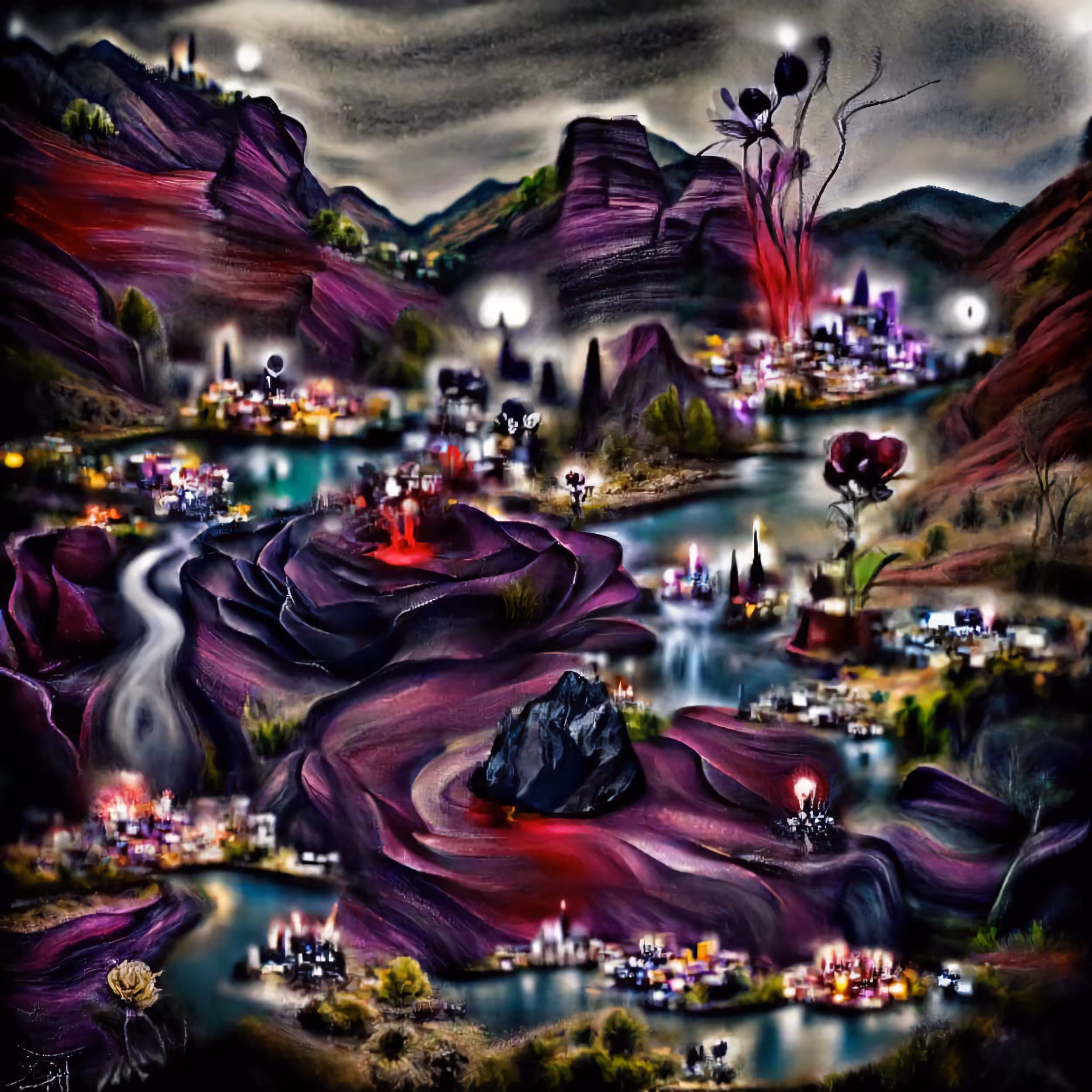 The Purple Rose mountain (safe places)