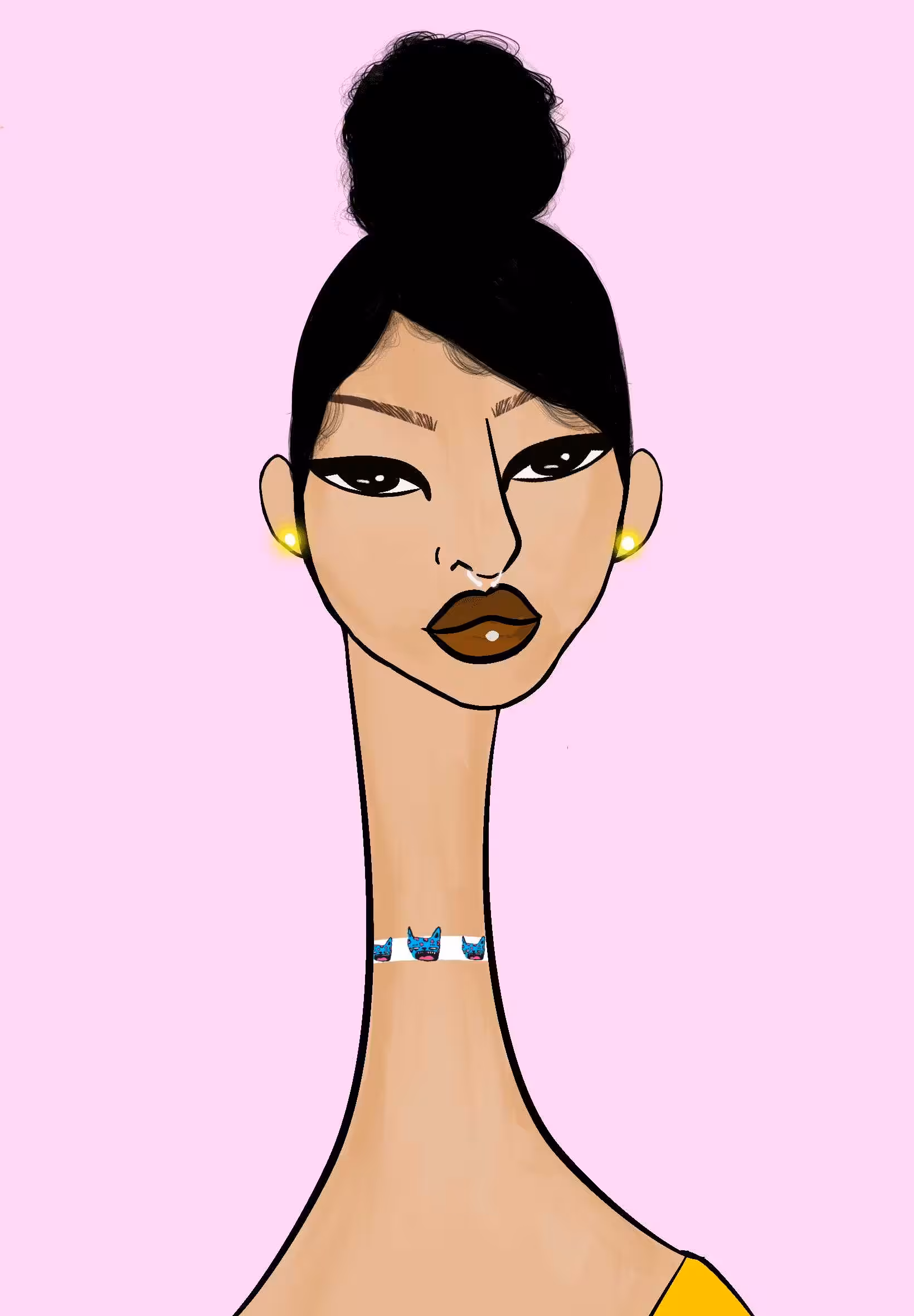 Long Neckie Ladies: Long Neckie Lady #248