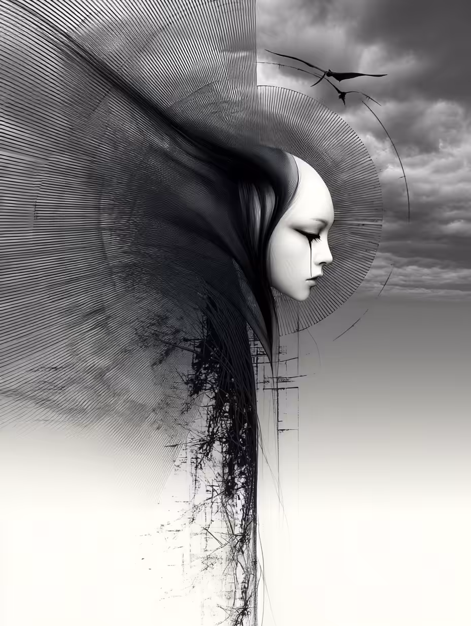 She Wore the Weather of the Damned