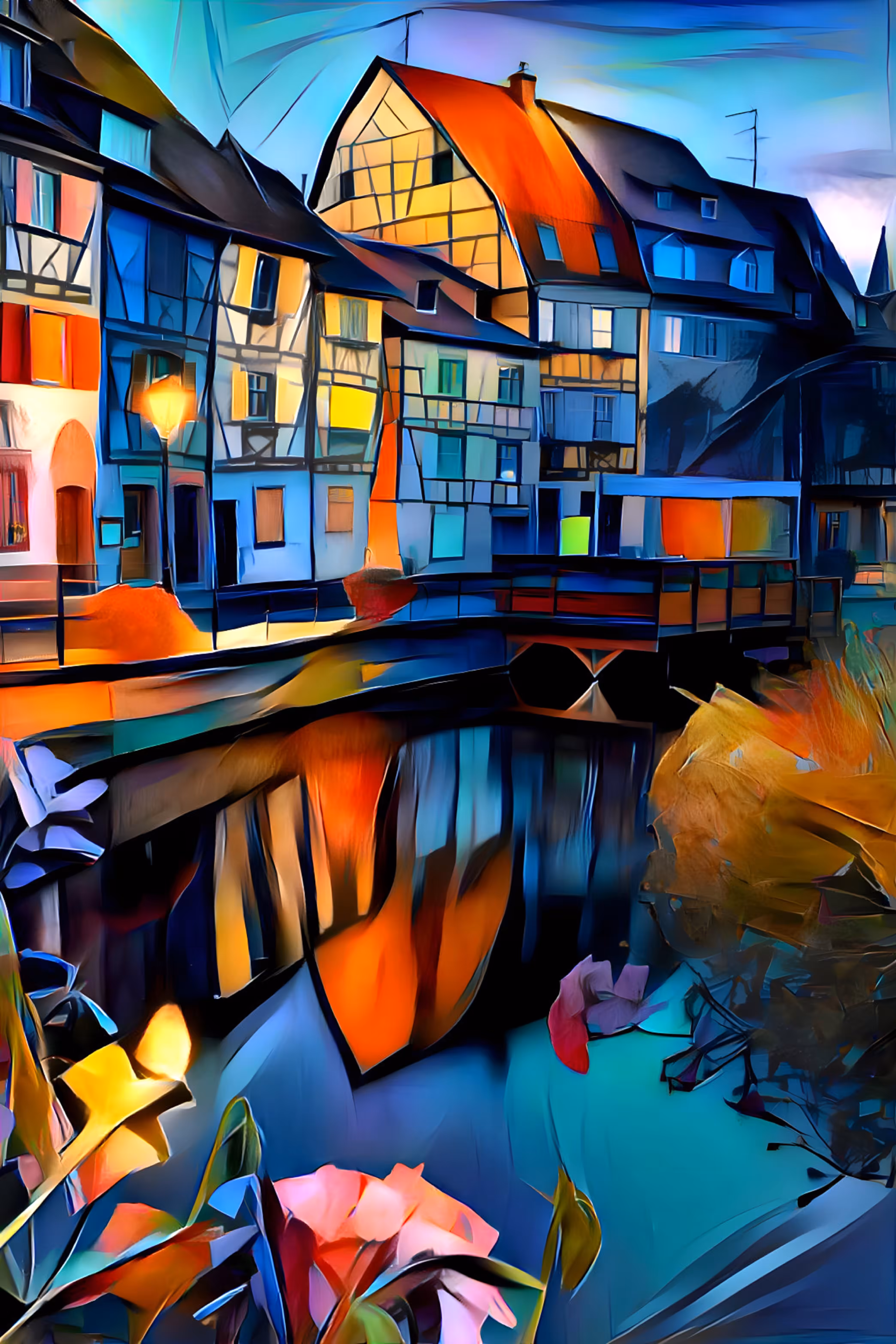 Houses by the River