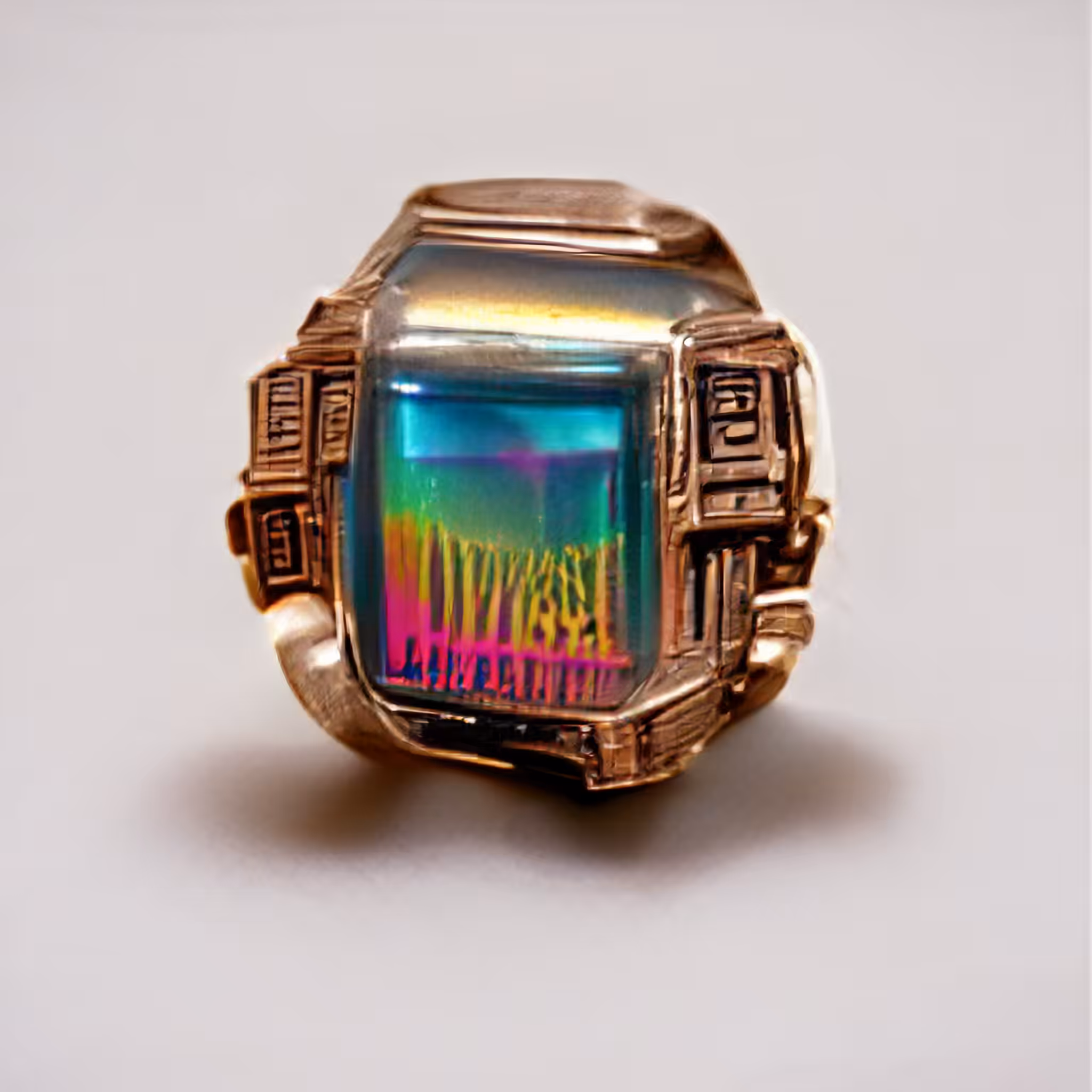 Bismuth Mood Ring