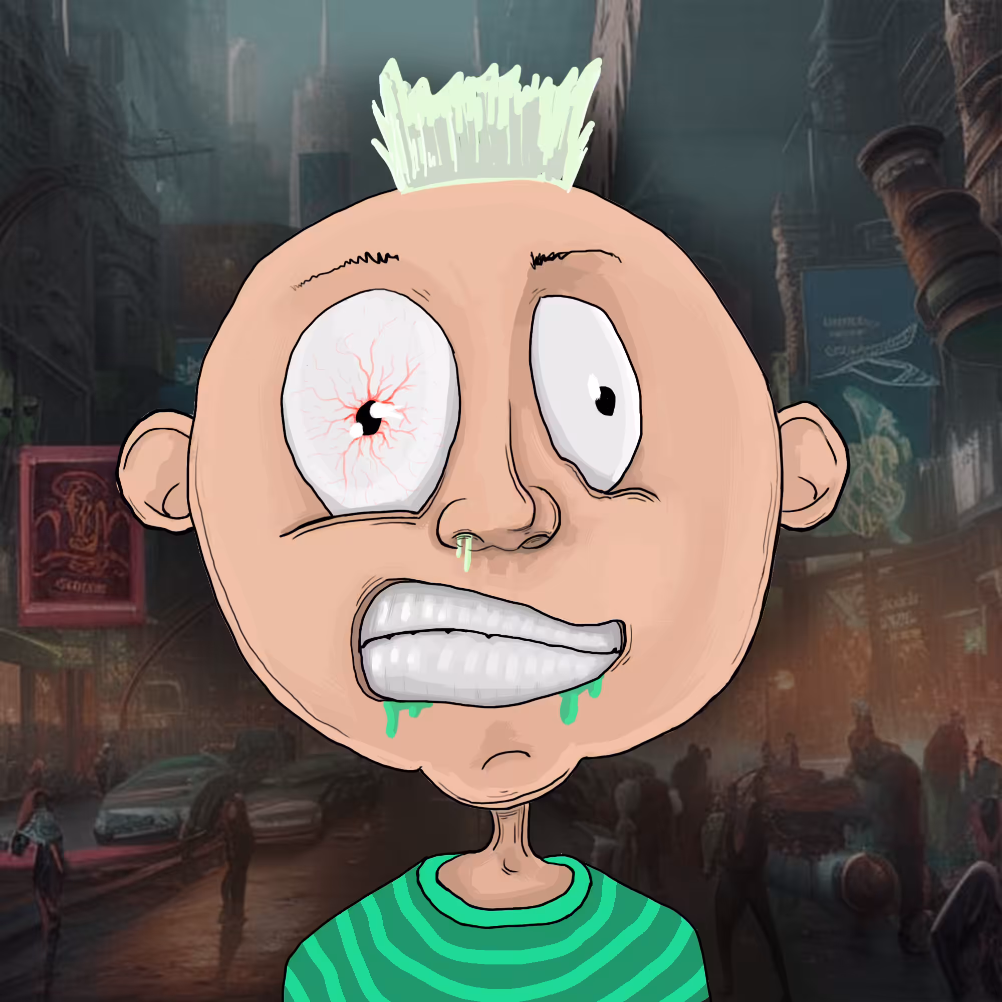 Y3X's Agony Heads collab with Lil Ginger
