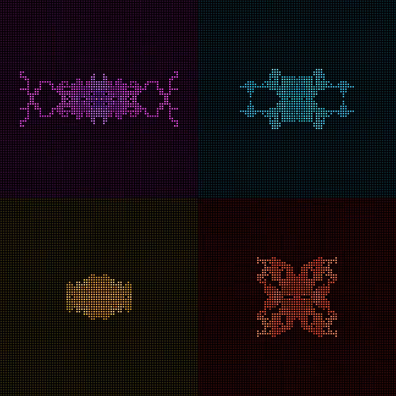 Dither Creatures 2x2 #43