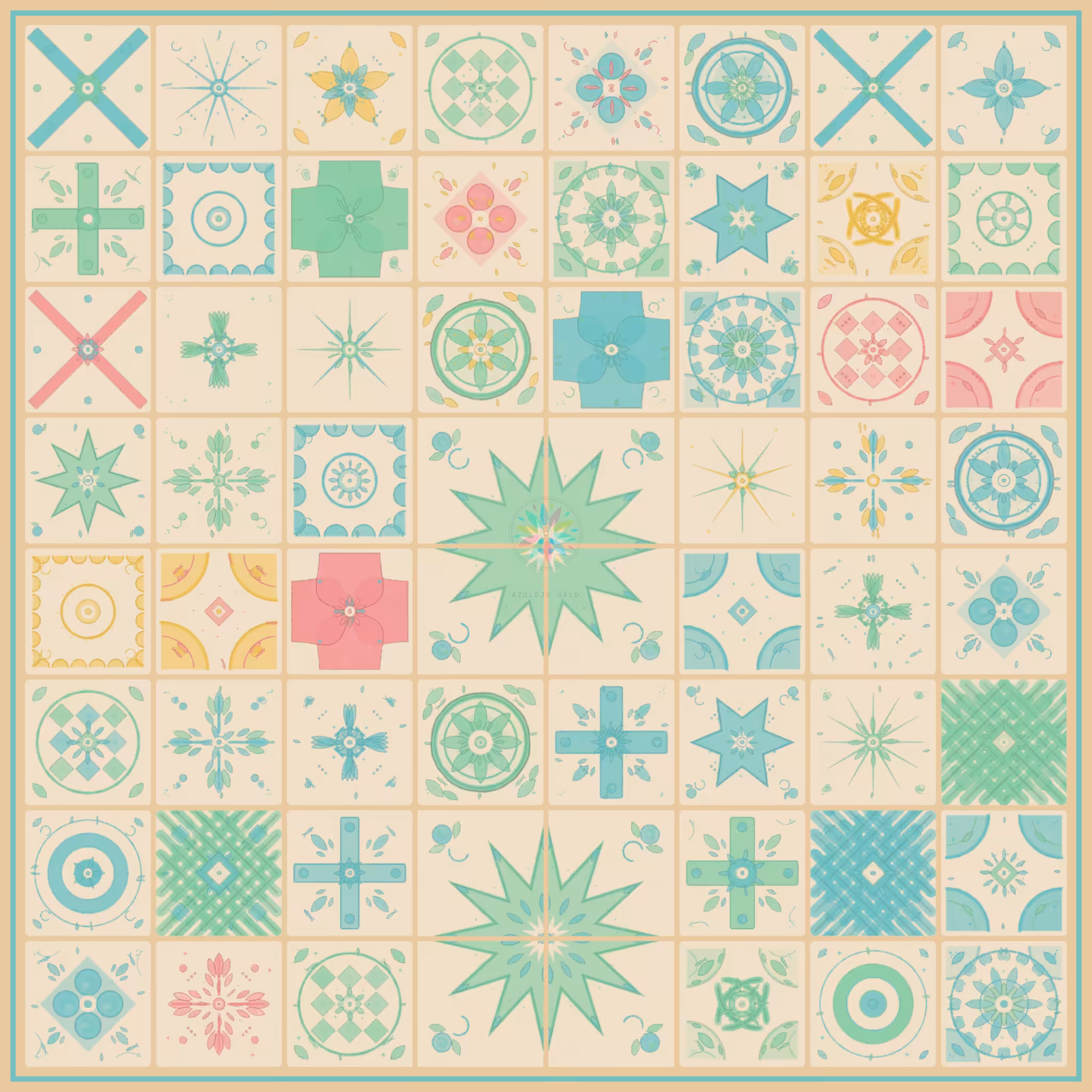 Azulejo Galo by Bryan Brinkman #222