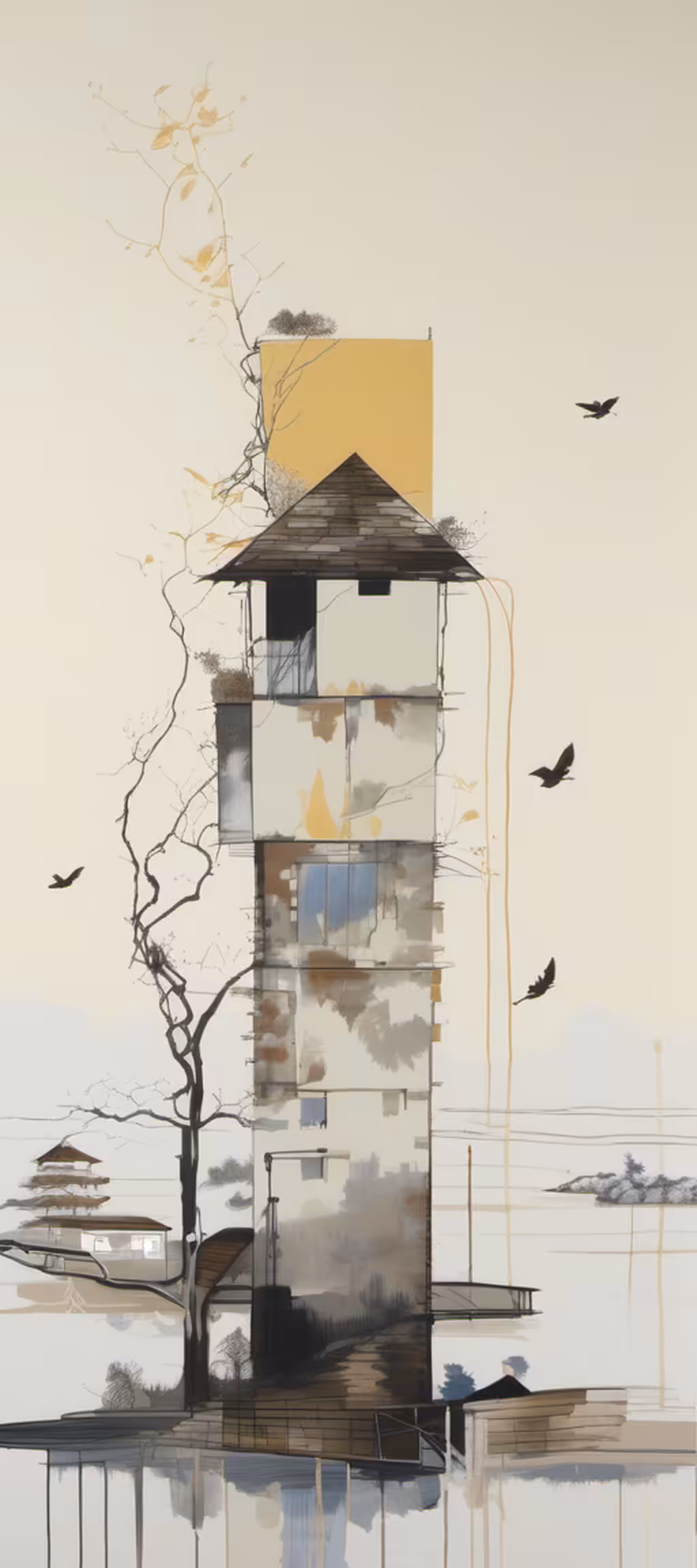 Tall Houses + Trees #21