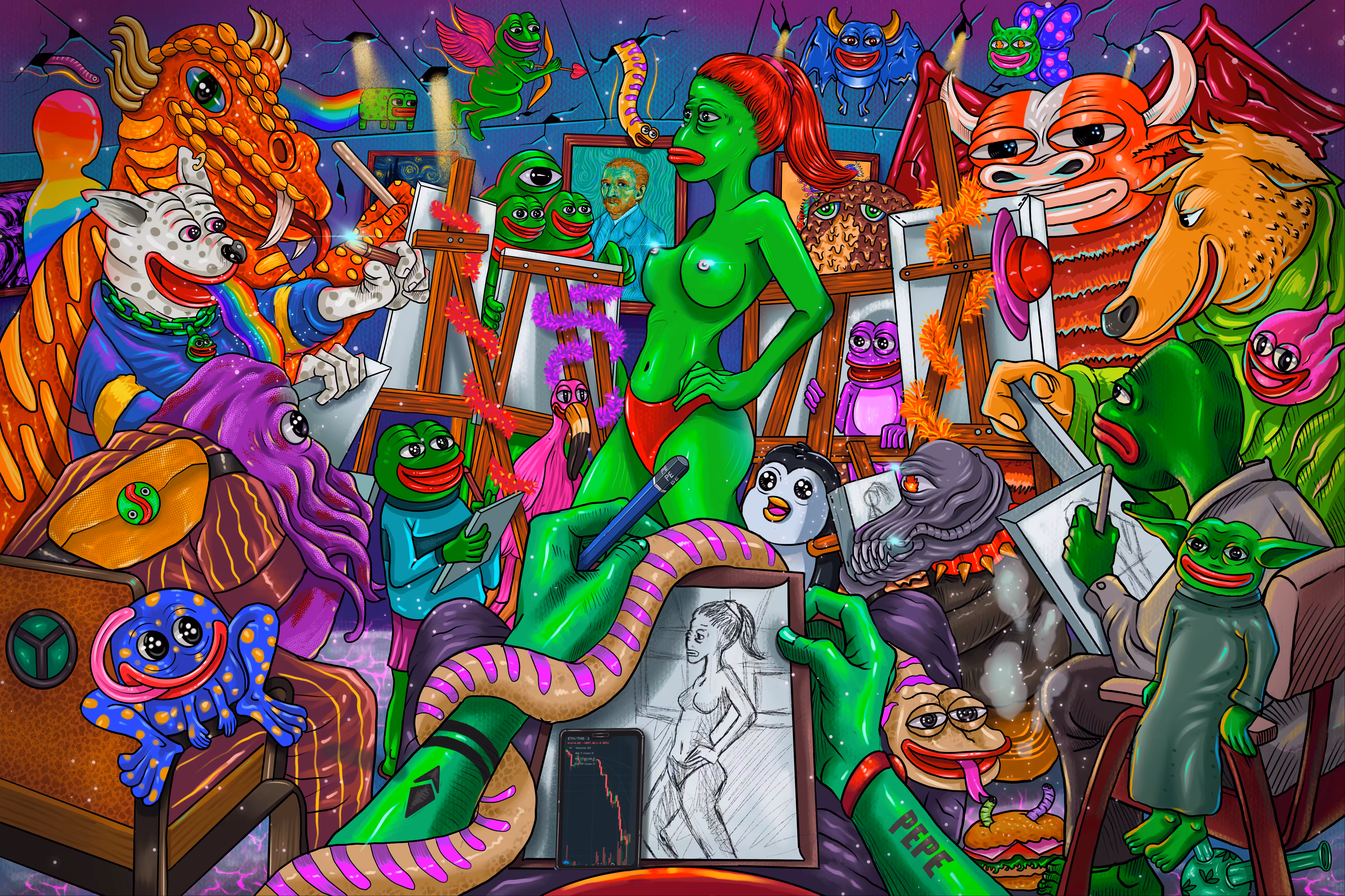 FROGFAM ART ROOM