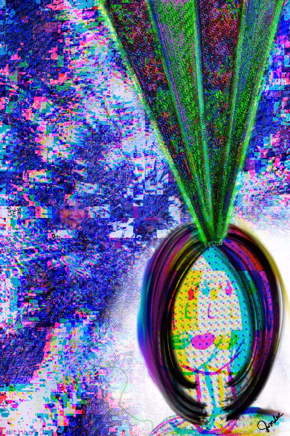 frozen inside the glitch