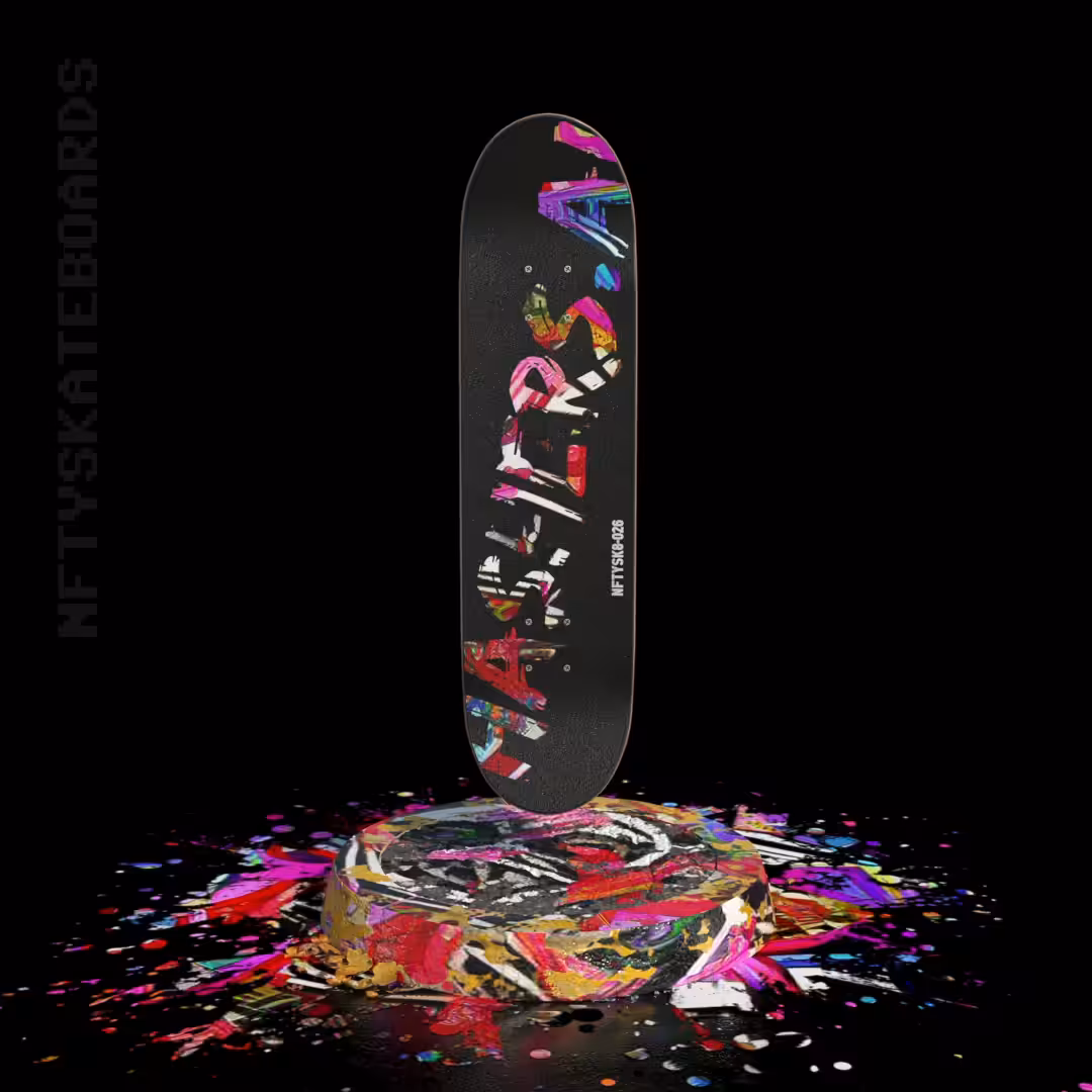 nftyskateboards NFT#026 - hashers.ai "AI-Art"